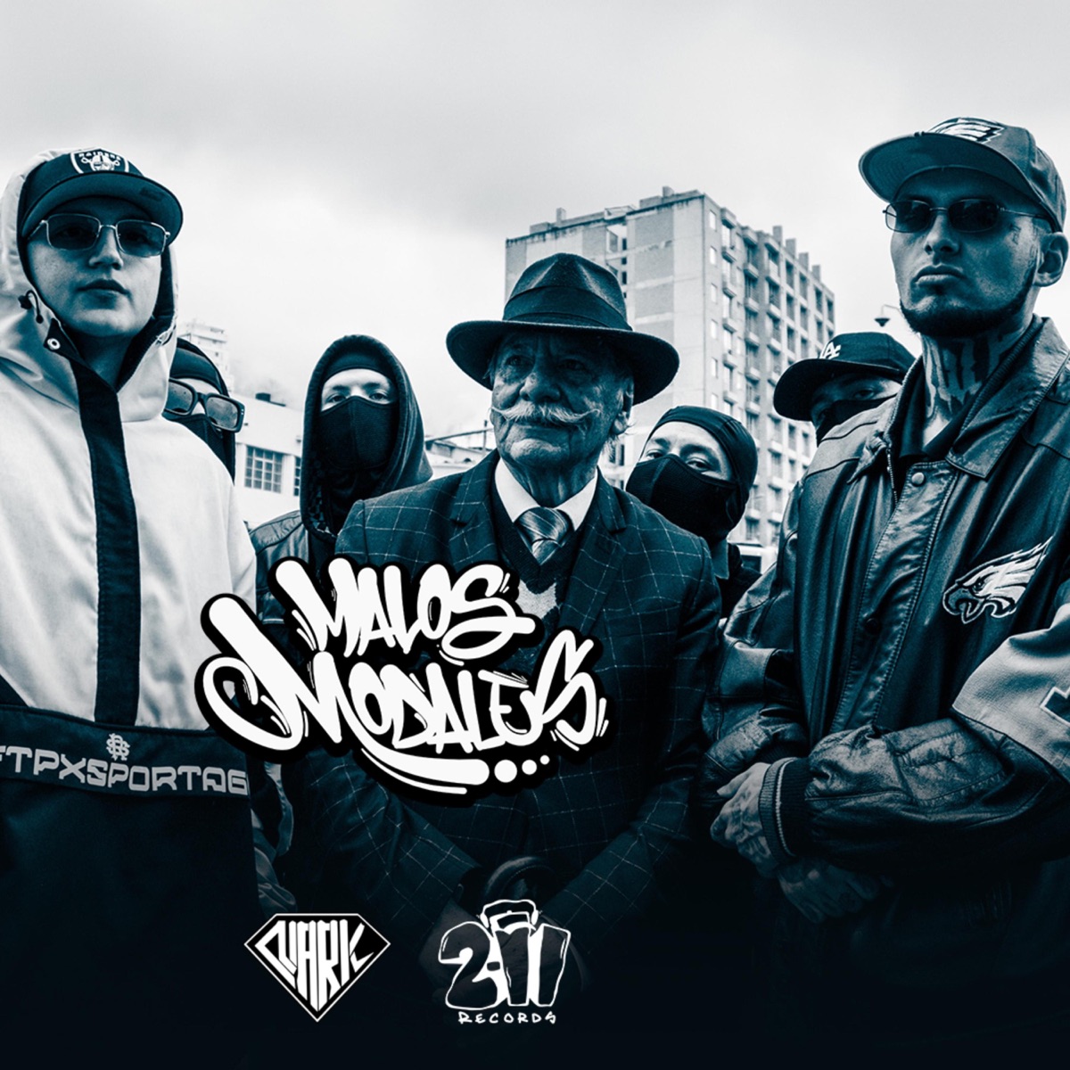 Malos Modales (feat. Isaac S.A, Ser Km & 2-11 records) - Single by Monfu yawar cru album cover