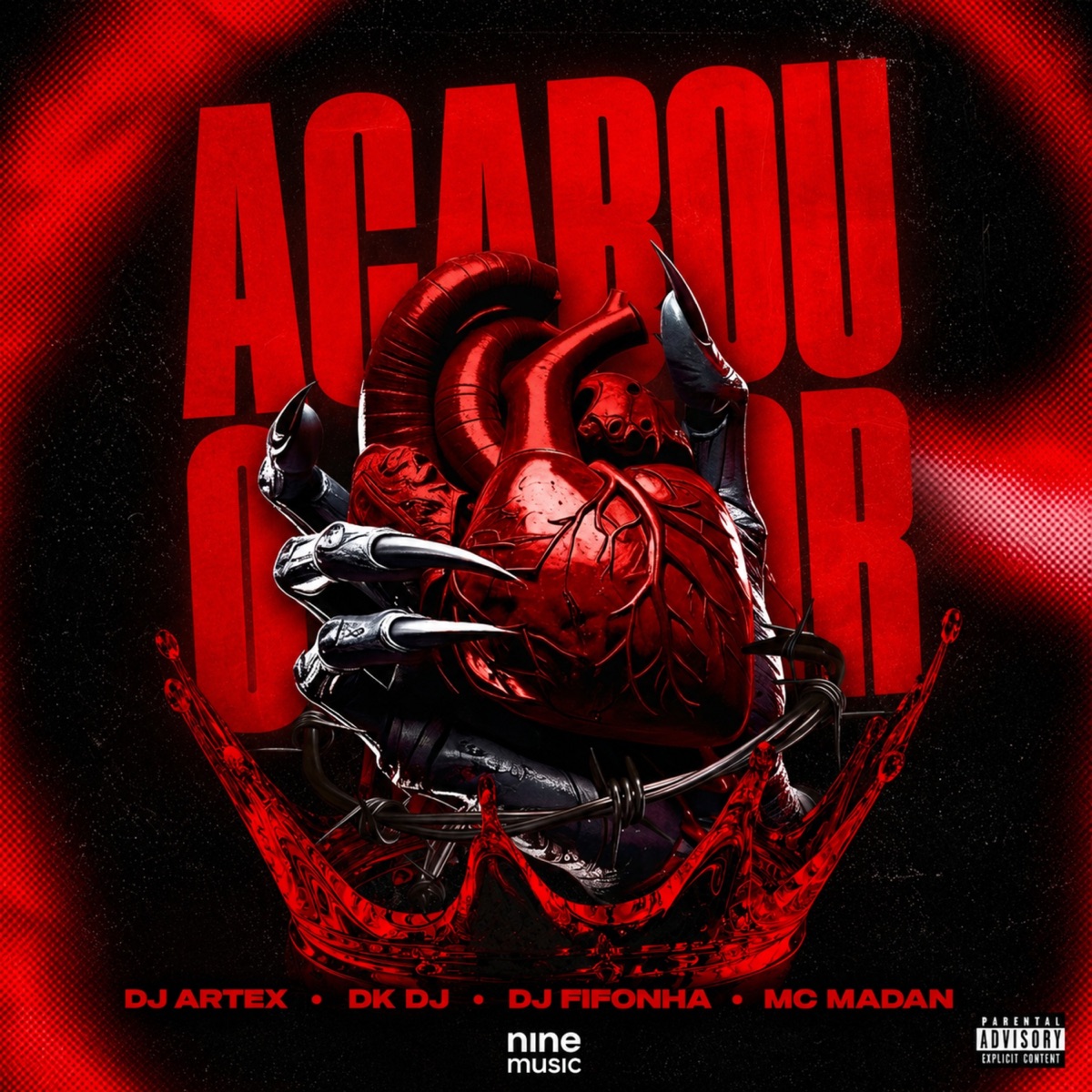 ACABOU O AMOR (feat. MC GIBIZINHA & MC Madan) - Single by DK DJ, DJ Fifonha & DJ Artex album cover