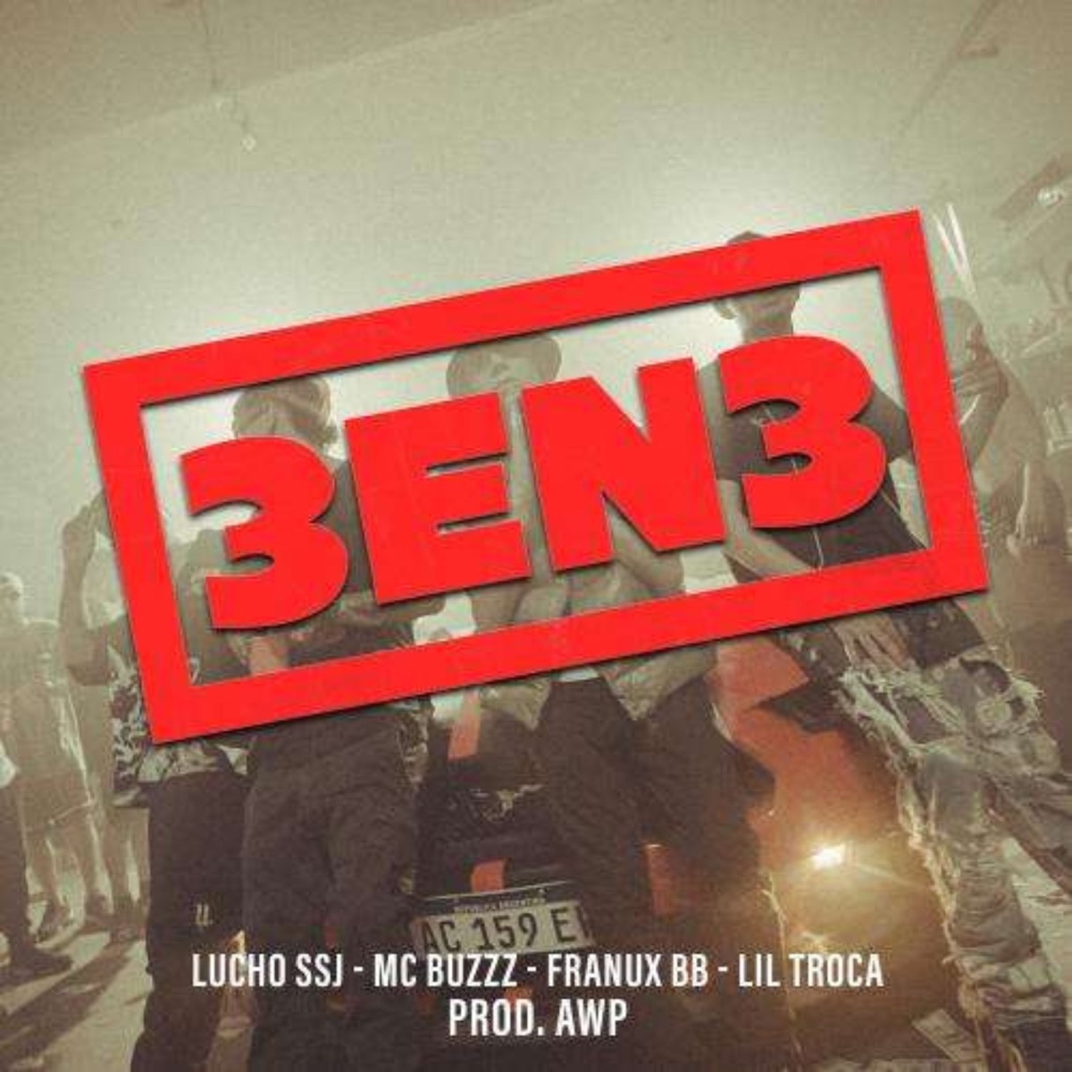 3 EN 3 (feat. Lil Troca) - Single by Lucho SSJ, Franux BB & MC Buzzz album cover