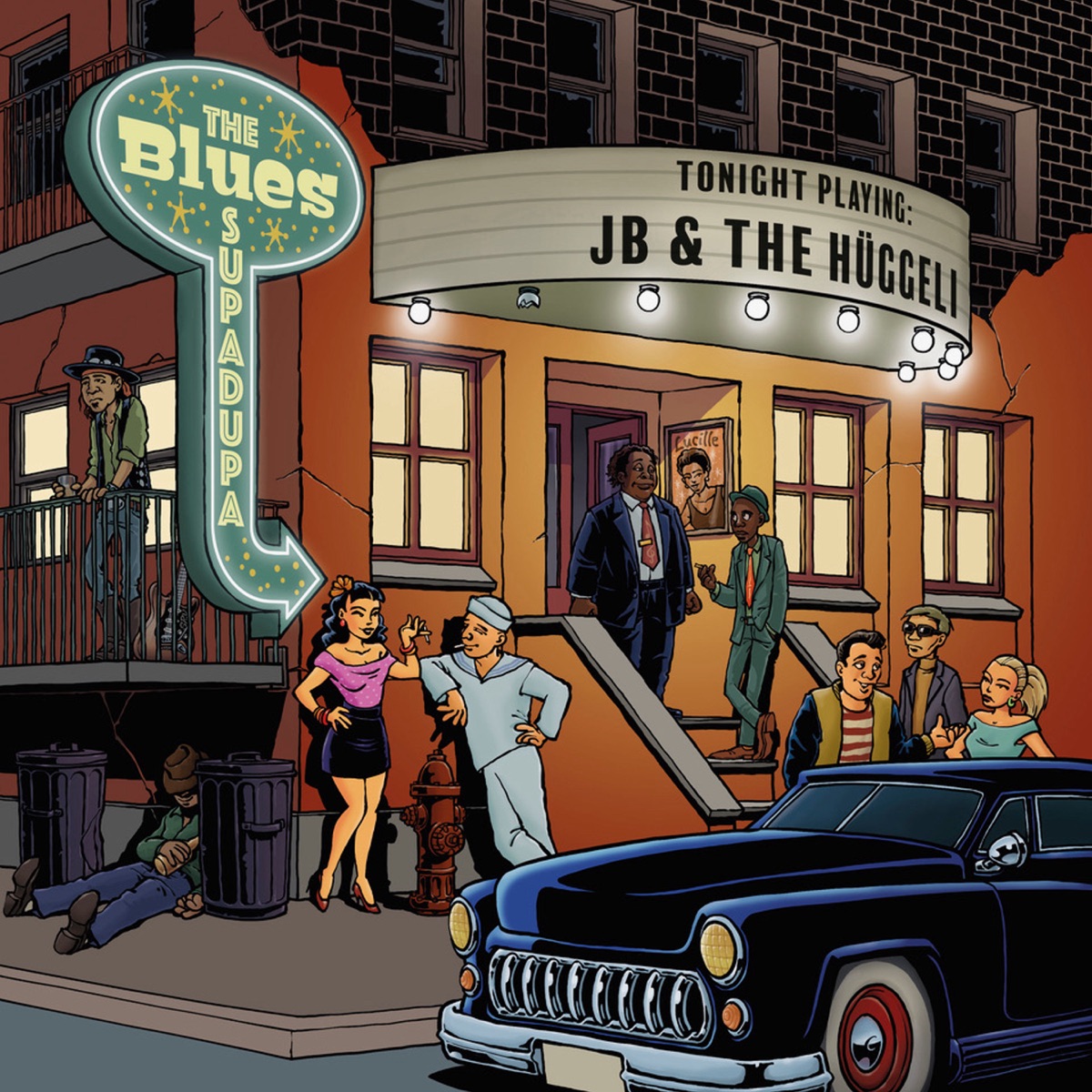 The Blues Supadupa by JB & THE HÜGGELI album cover