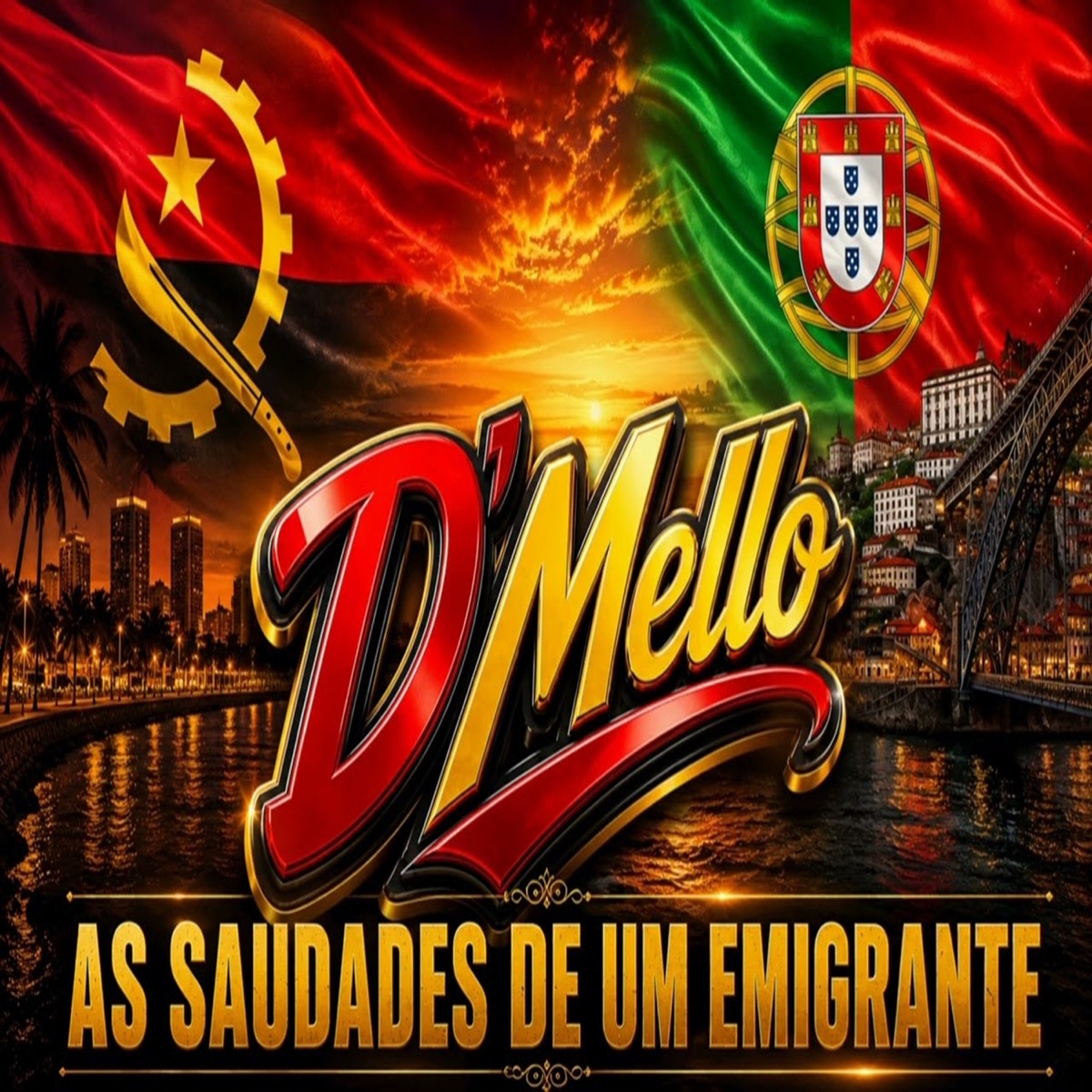 As saudades de um emigrante - Single by D Mello & Lirio News o bloguer da banda album cover