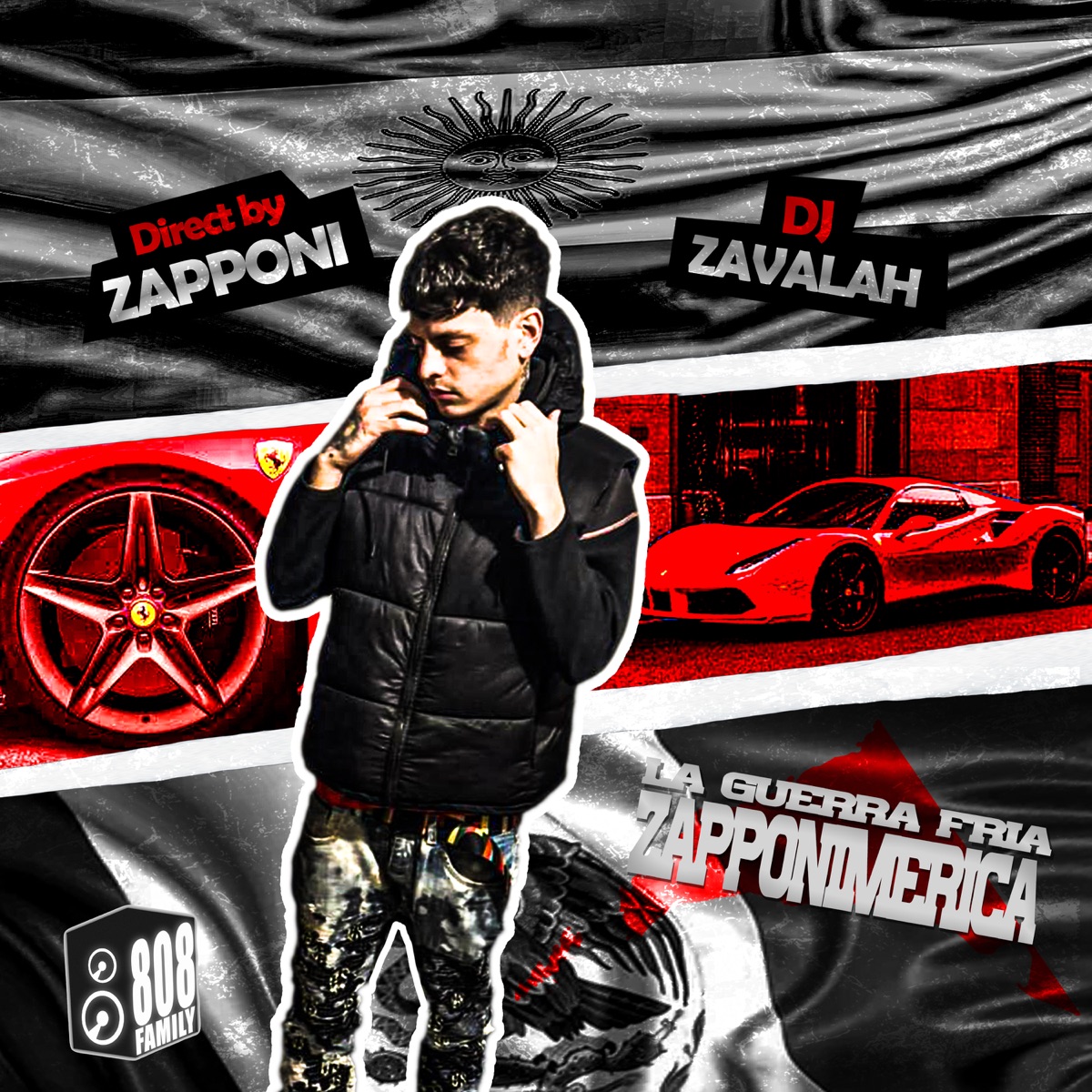 ZAPPONIMERICA: LA GUERRA FRIA - Single by Zapponi, Zavalah & EzMoney album cover