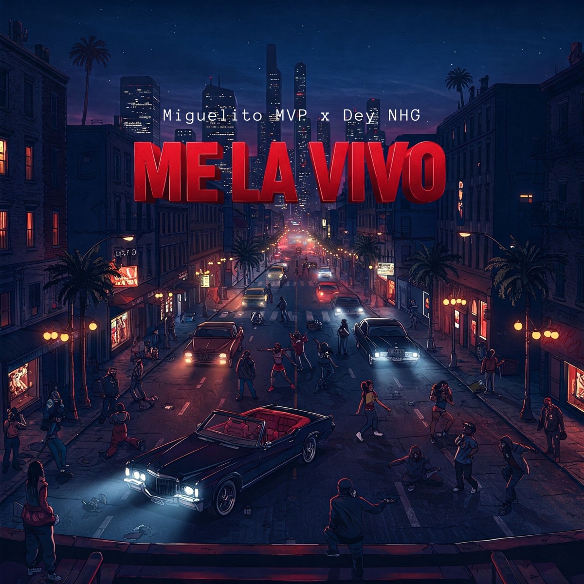 Me La Vivo - Single by Miguelito MVP & Dey MHG album cover
