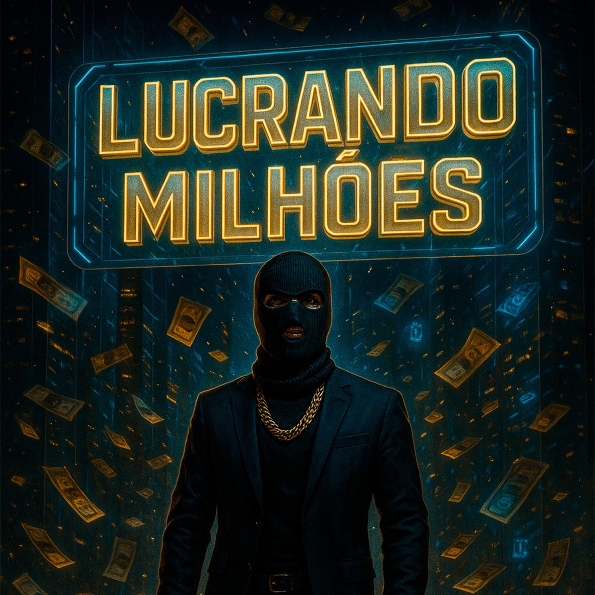 Lucrando Milhões (feat. DJ GR) - Single by MC Lurhian, Skillful, Mc HG & Mc Vinny Mv album cover