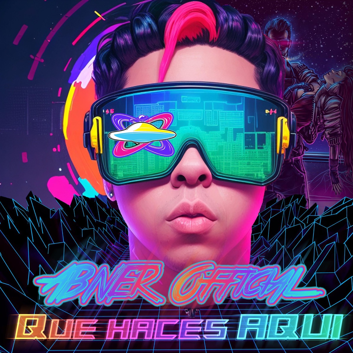 Que haces aquí (feat. Abner Official & Ufology Musik) - Single by Dflowmusik album cover