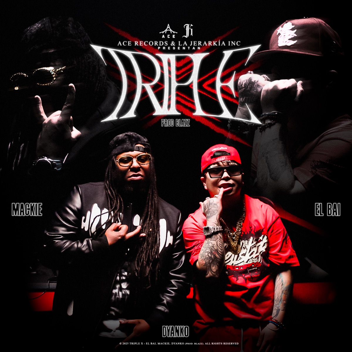 TRIPLE X - Single by Dyanko, El Bai & Mackie album cover