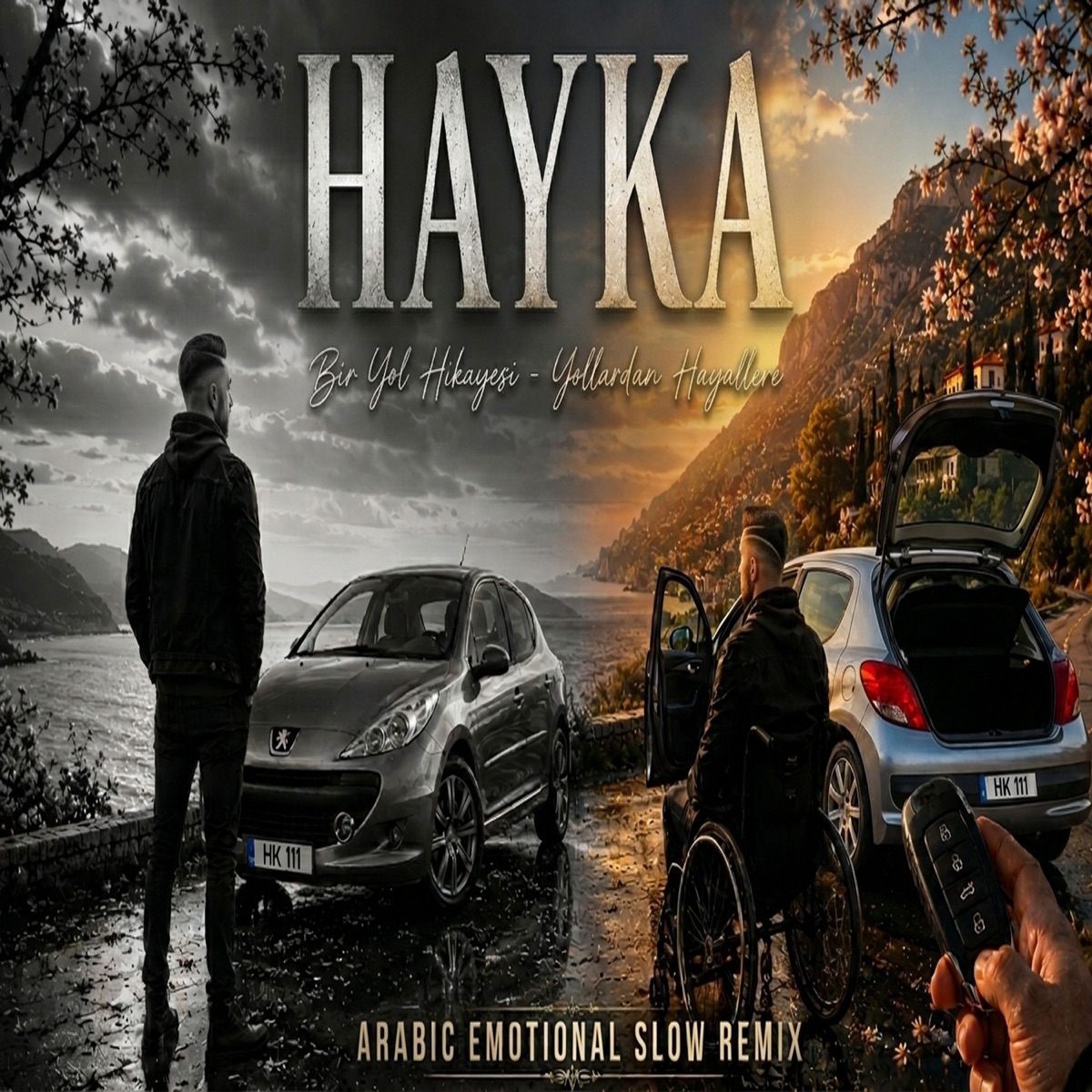 Bir Yol Hikayesi – Yollardan Hayallere (Arabic Emotional Slow Remix) - Single by HAYKA album cover