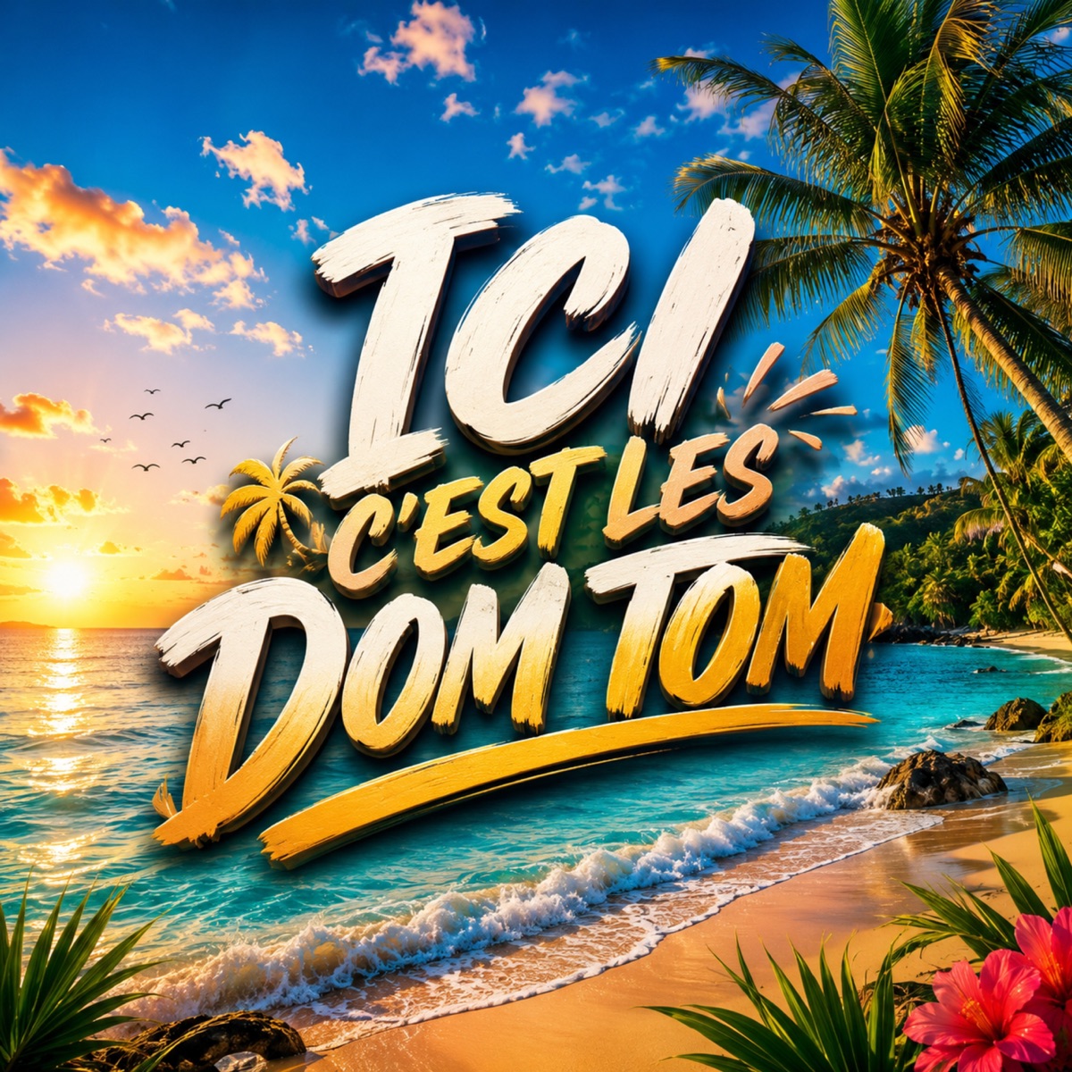 ICI C'EST LES DOM TOM - Single by Scory Kovitch, DJ Illans, Dj Harmelo & James Weezy album cover