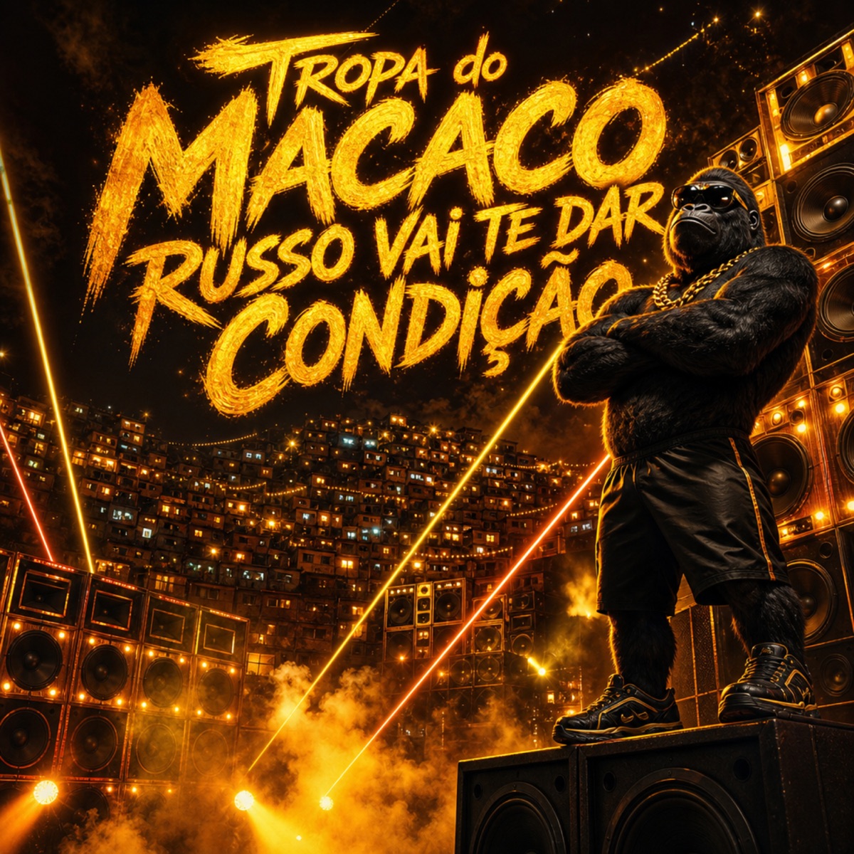 Tropa do Macaco - Russo Vai te Dar Condição - Single by MC PQD, Mc Du9 & DJ Nino Bala album cover