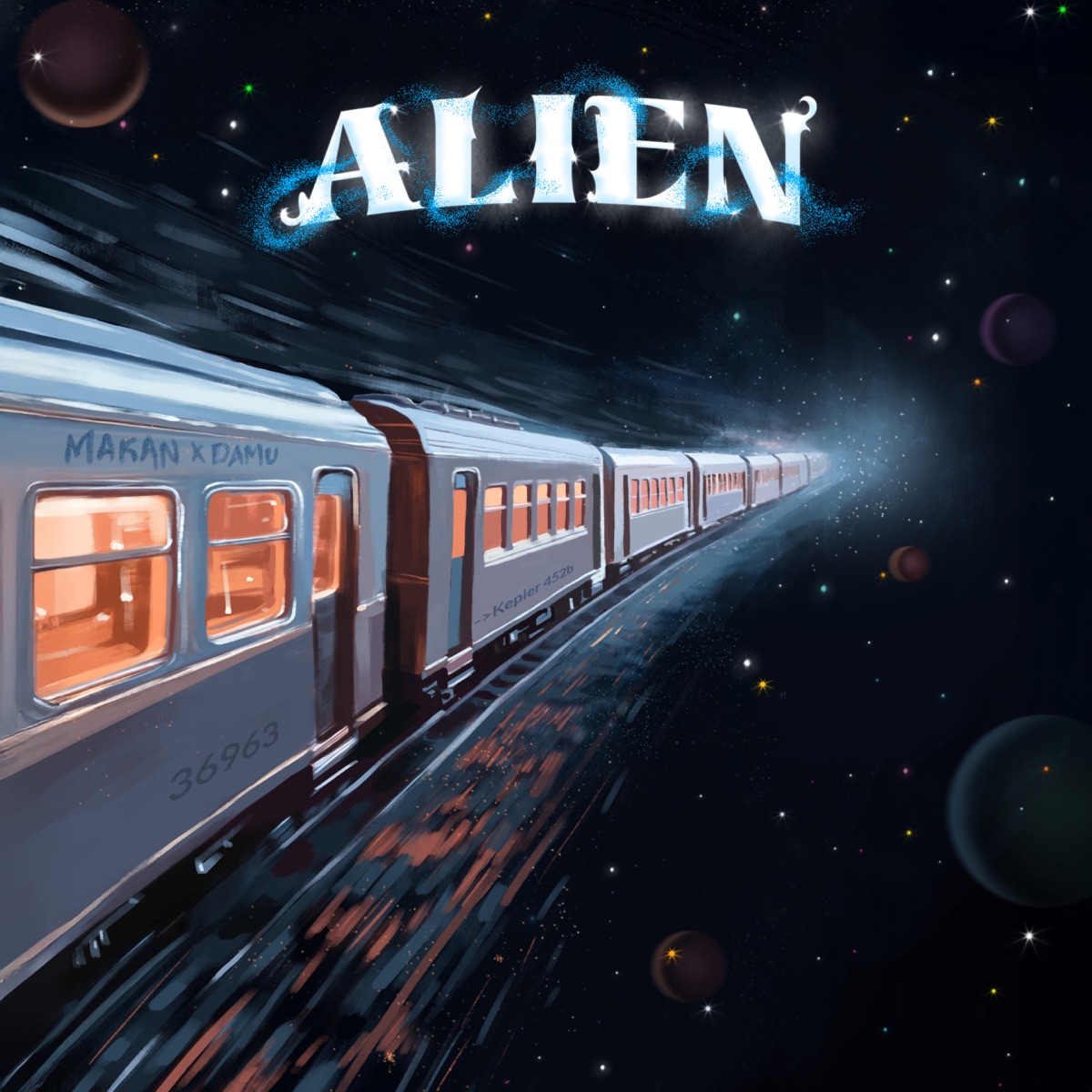 ALIEN - Single by MAKAN. & Damu album cover
