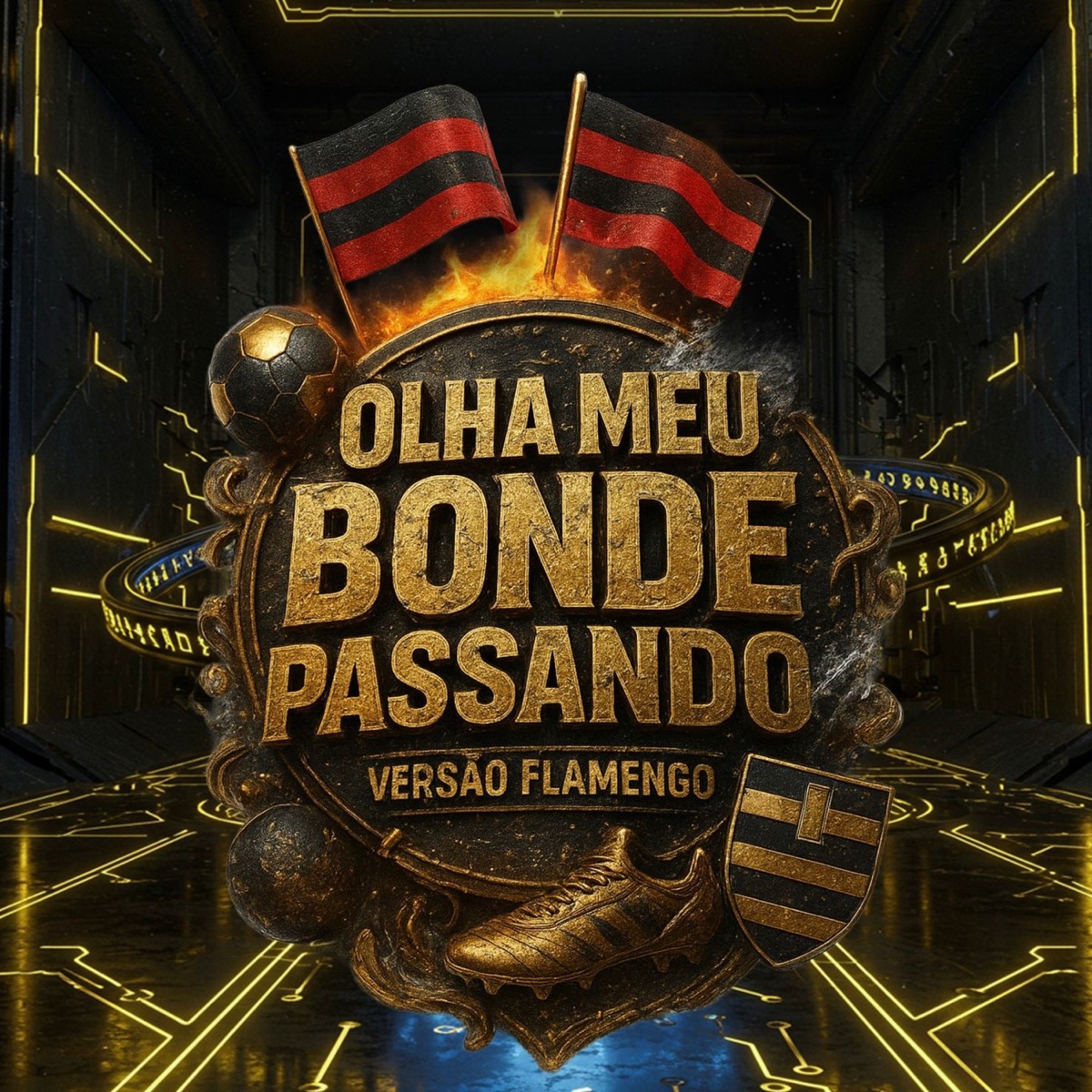 Olha Meu Bonde Passando Flamengo - Single by MC PQD album cover