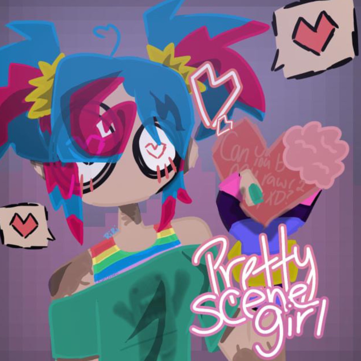 Pretty Scene Girl! - Single by Clover! album cover