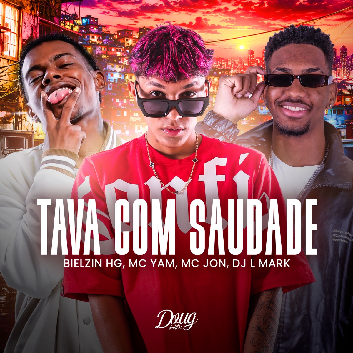 Tava com Saudade - Single by DJ L Mark, Mc Jon, Bielzin HG & Mc Yam album cover