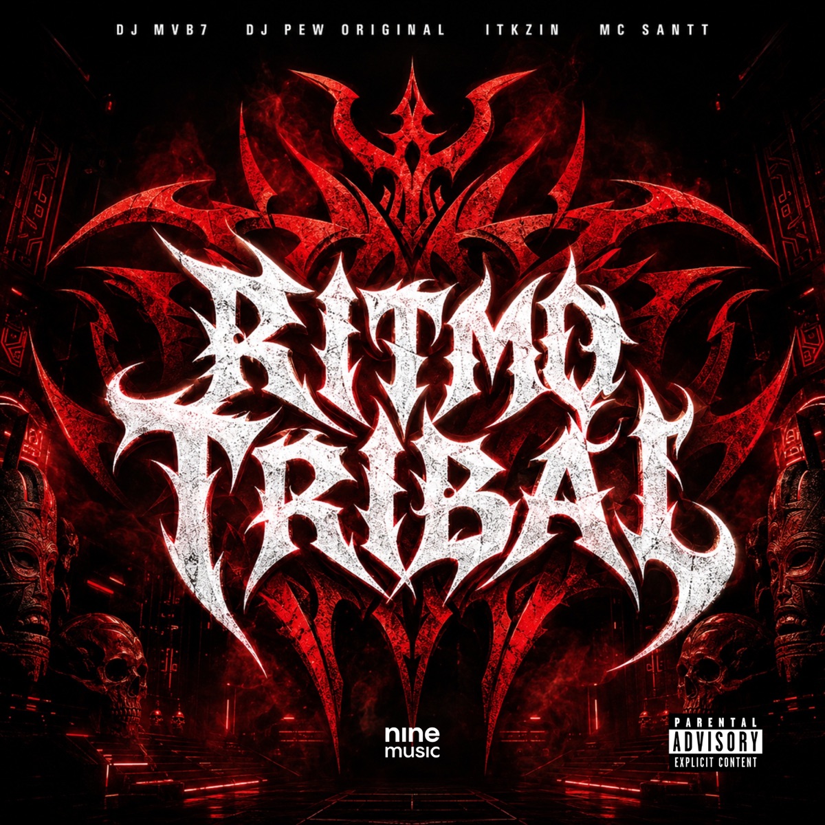 RITMO TRIBAL - Single by DJ MVB7, DJ Pew Original, Itkzin & Mc Santt album cover