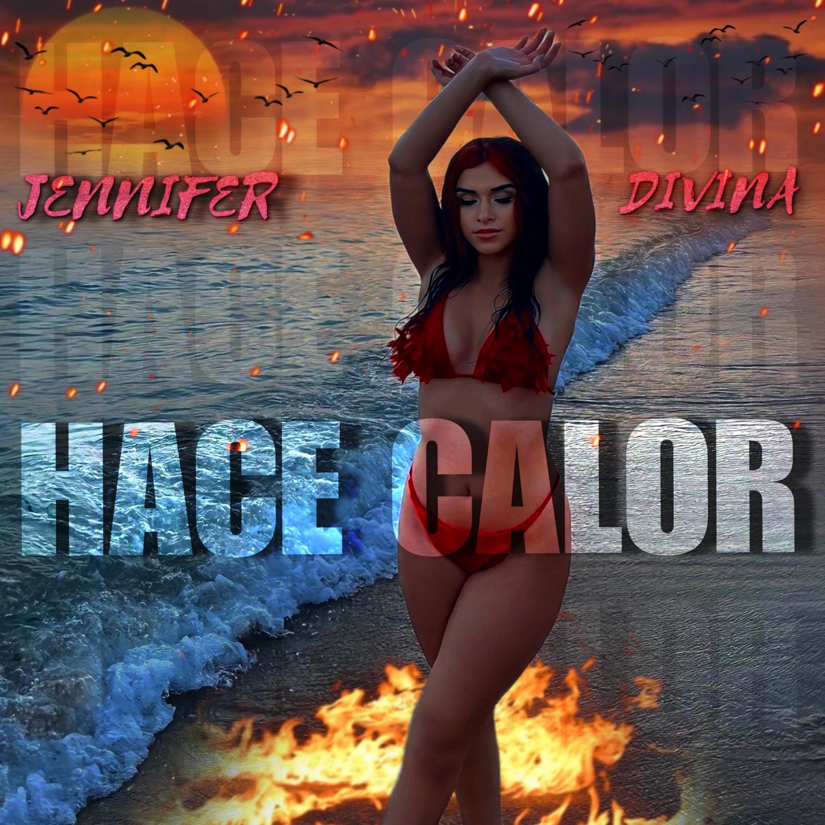Hace Calor - Single by Jennifer divina album cover