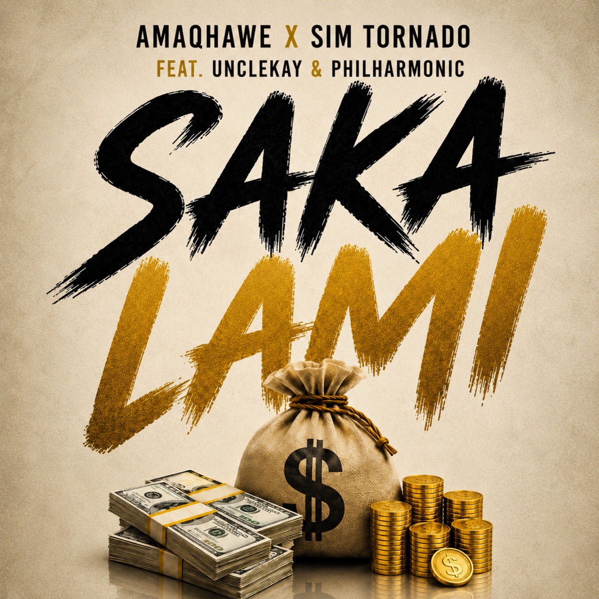 Saka Lami - Single by Amaqhawe, Philharmonic, UncleKay & Sim Tornado album cover