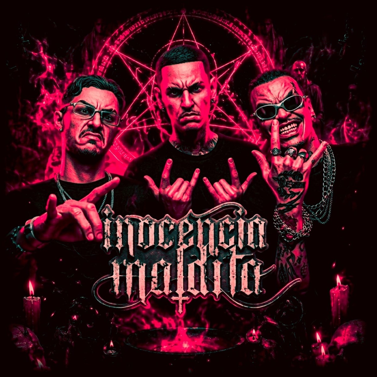 INOCENCIA MALDITA (feat. SoundMusic Original, Boy Mc, Mc Gw & DJAY VMC) - Single by Cacau Chuu, Dj Pellegrine, Dj Nino MDK & Phaix album cover