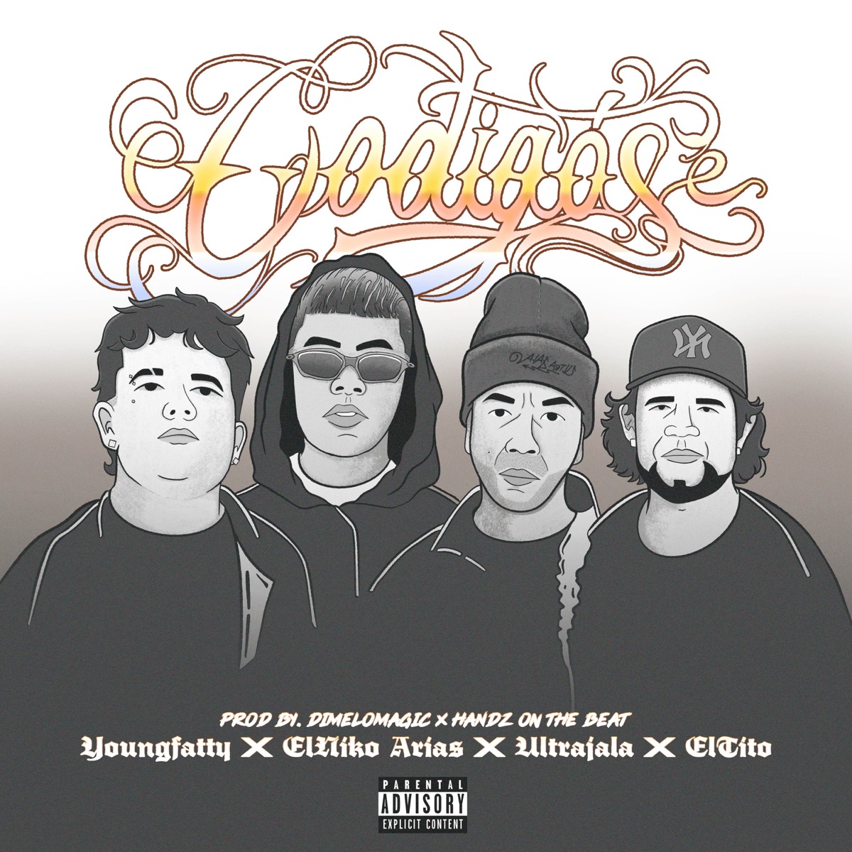 CODIGOS (feat. El tito) - Single by Elniko Arias, Ultrajala & Young Fatty album cover