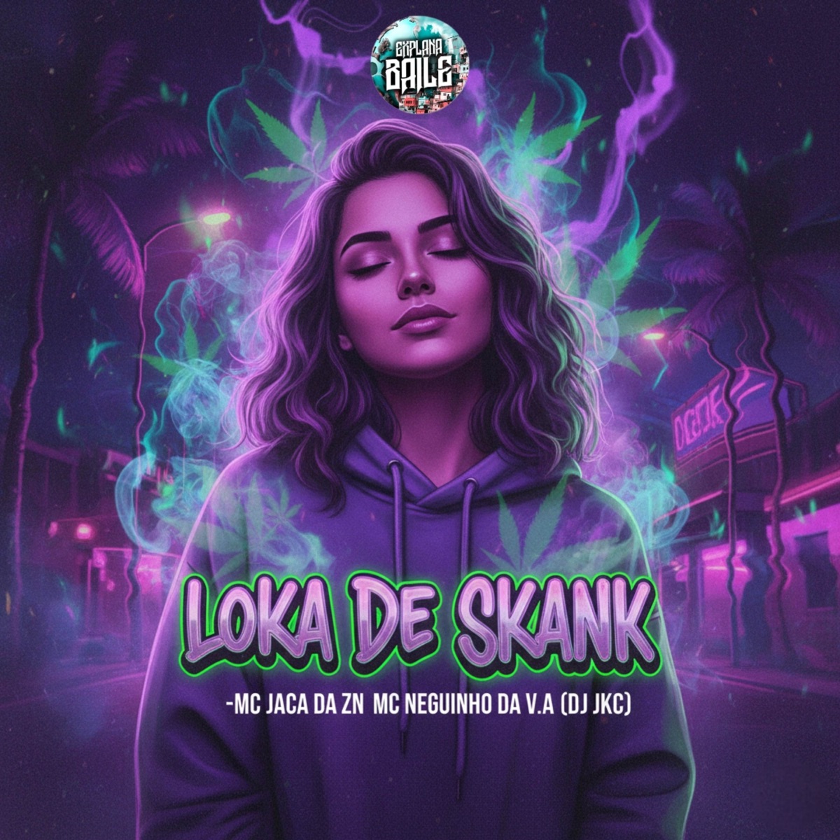 LOKA DE SKANK - Single by DJ JKC, MC NEGUINHO DA V.A, EXPLANA BAILE & MC JACA ZN album cover