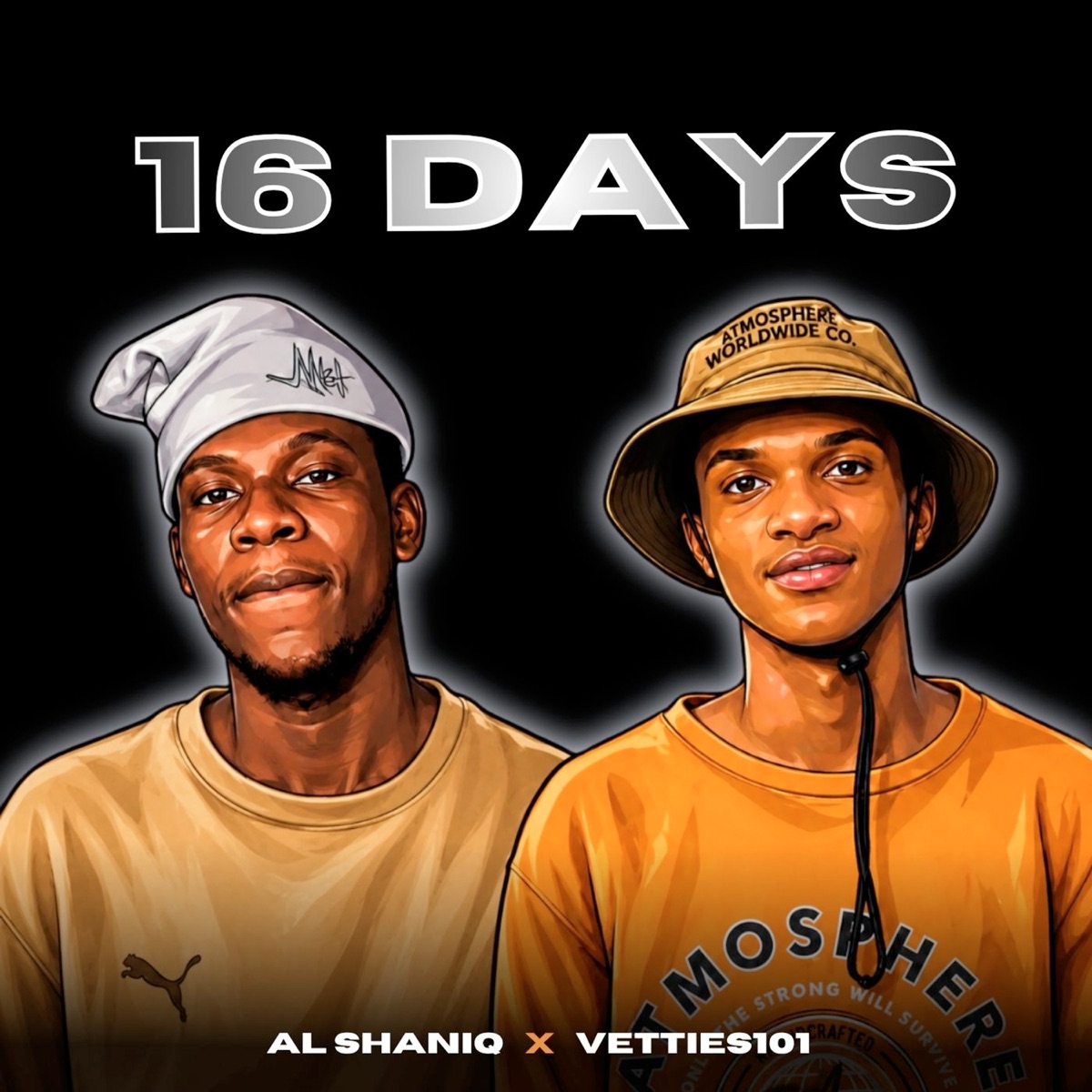 16 Days - Single by Al ShaniQ & Vetties101 album cover