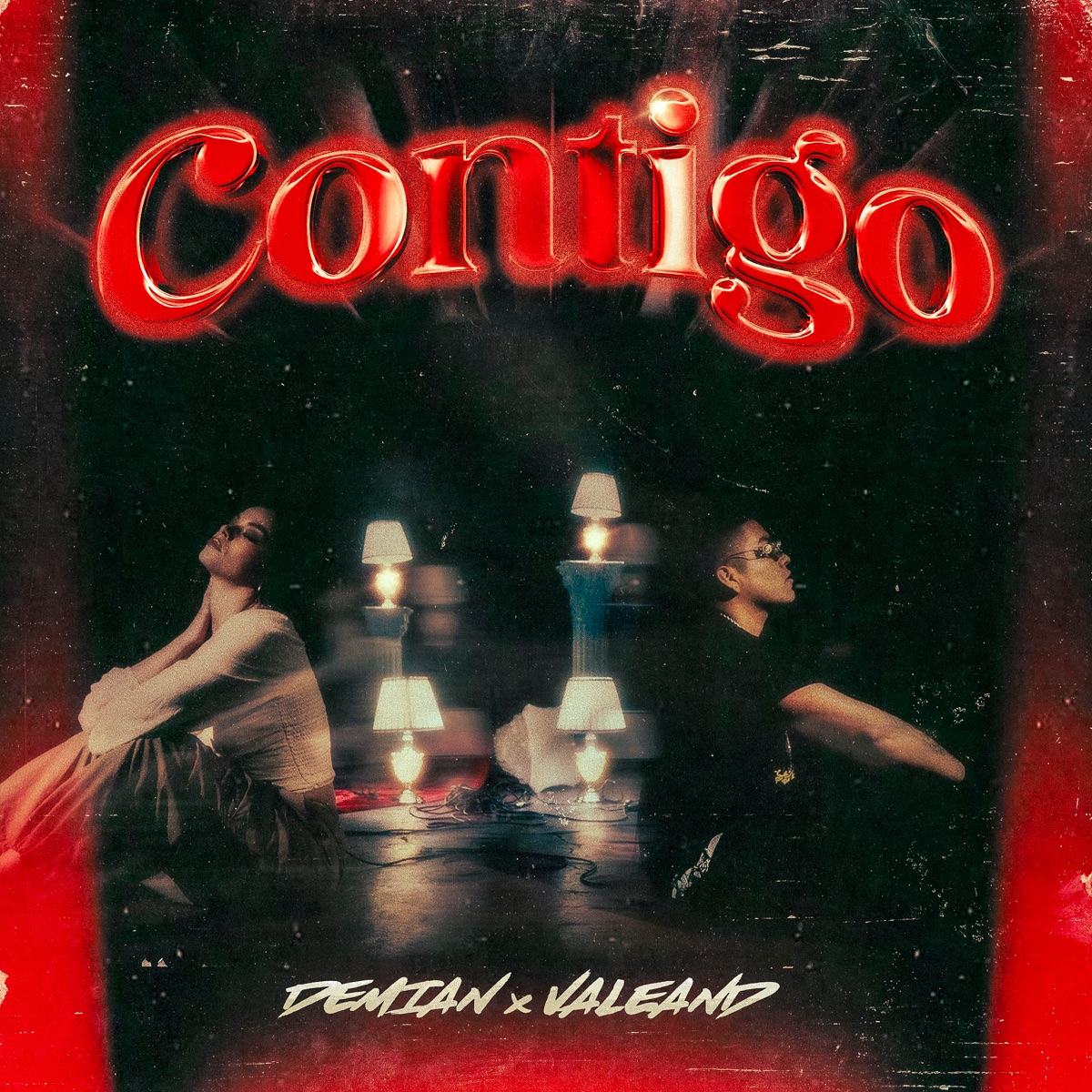 Contigo - Single by Demian & Valeand album cover