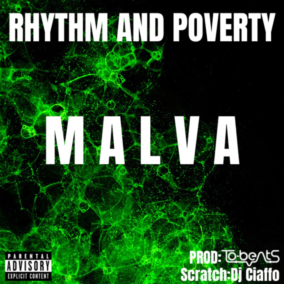 Rhythm and poverty (feat. MALVA) - Single by To-Beats album cover