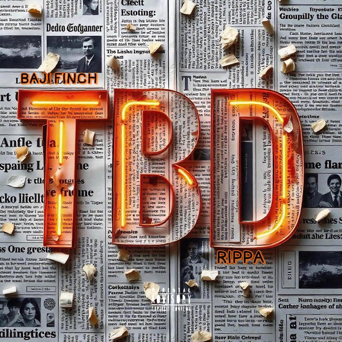 TBD (feat. R!ppa) - Single by Baji Finch album cover