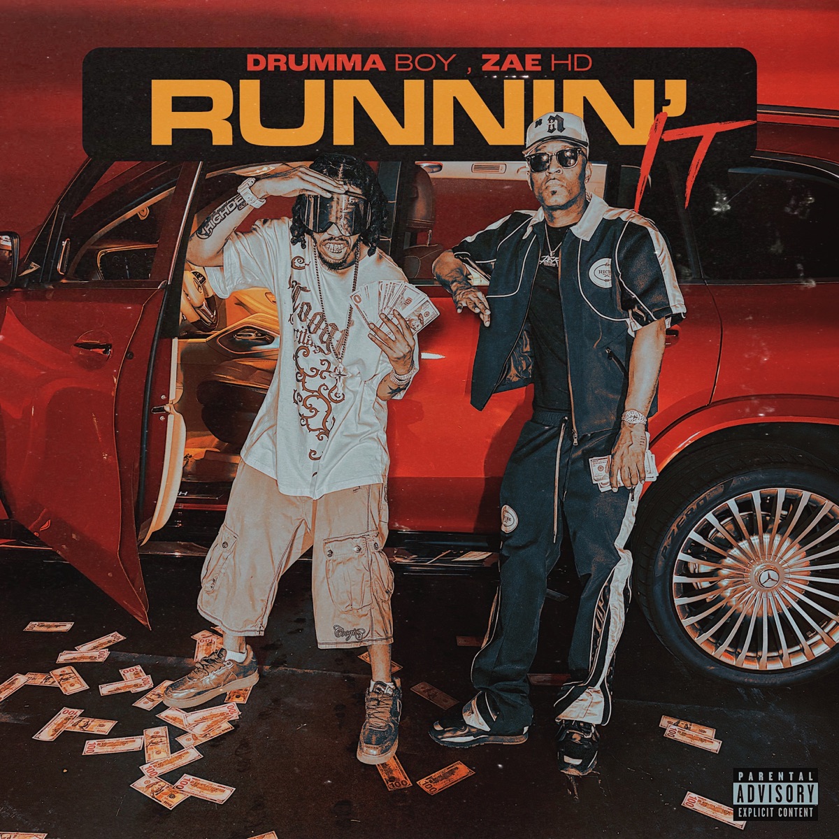 Runnin' It - Single by Drumma Boy & ZaeHD album cover