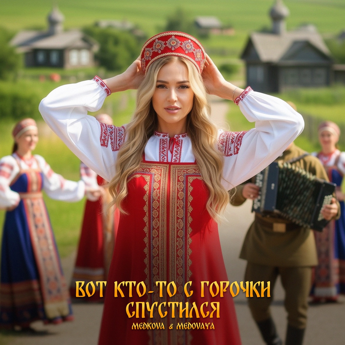 Вот кто-то с горочки спустился - Single by Medkova & MEDOVAYA album cover