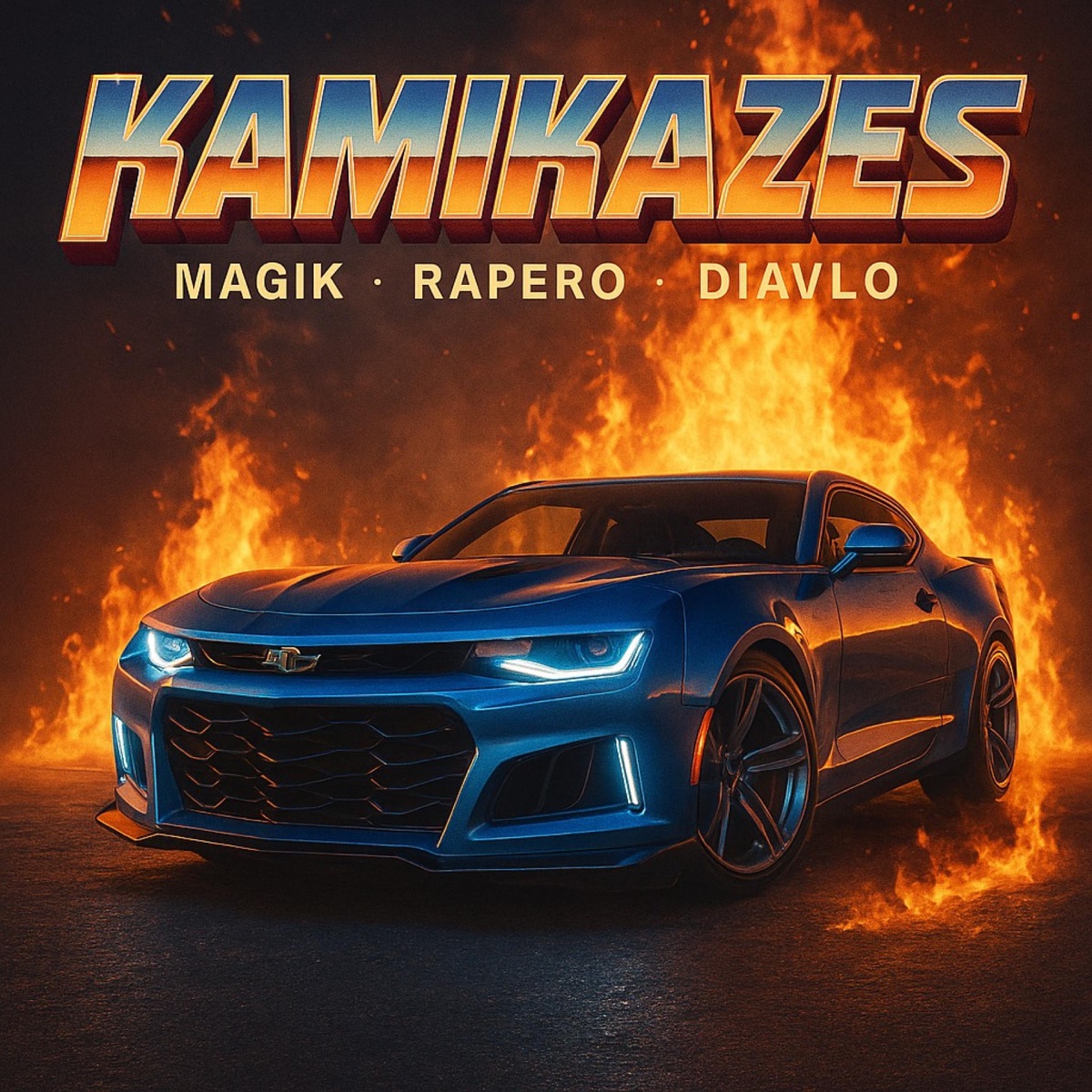KAMIKAZES (feat. MAGIK & RAPERO) - Single by DIAVLO album cover