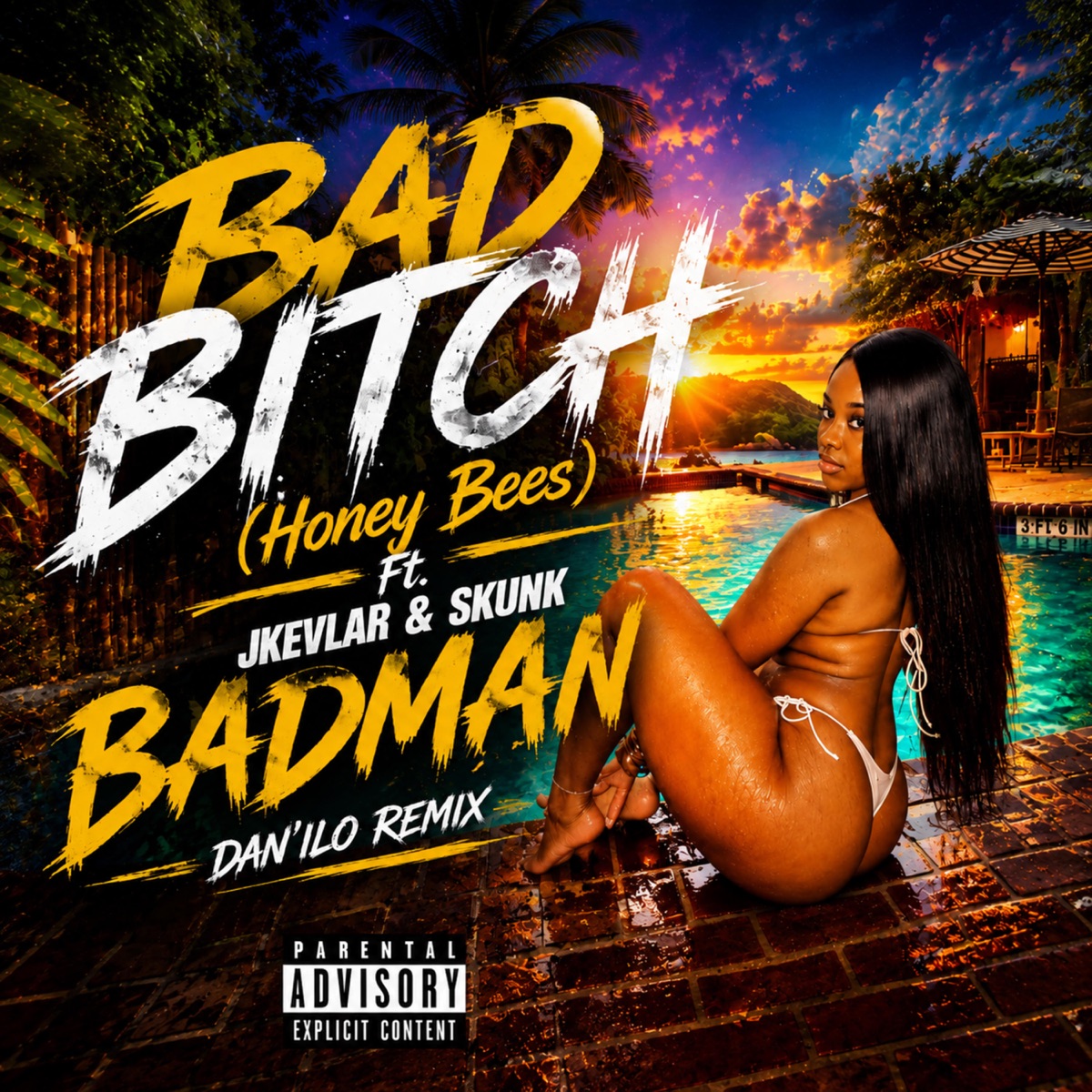 BADMAN (REMIX) - Single by DAN'ILO album cover
