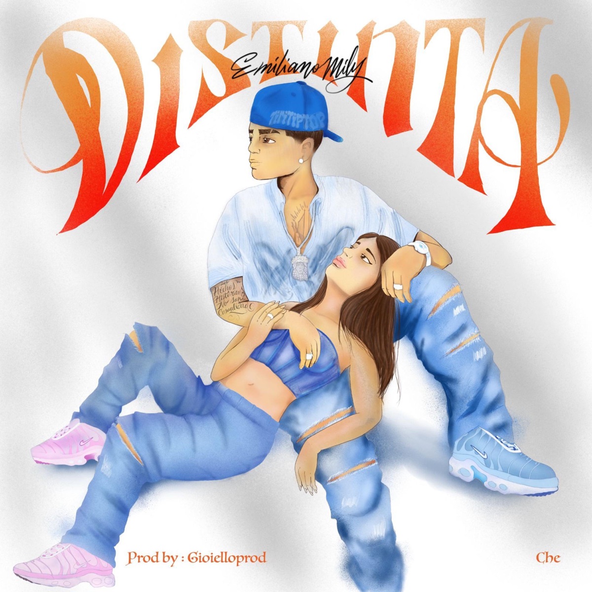 Distinta - Single by Emiliano Mily album cover