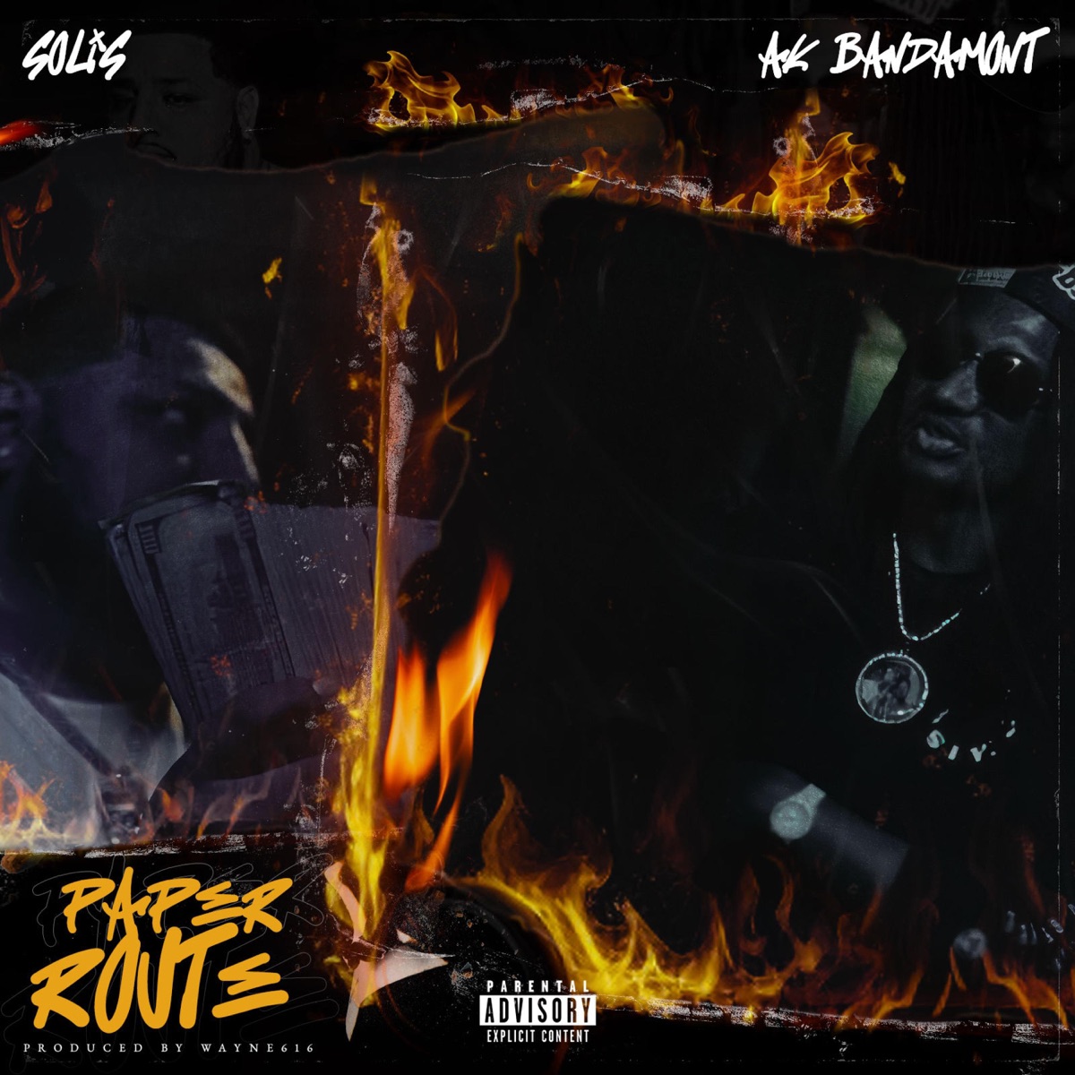 Paper Route (feat. AK Bandamont) - Single by Solis album cover