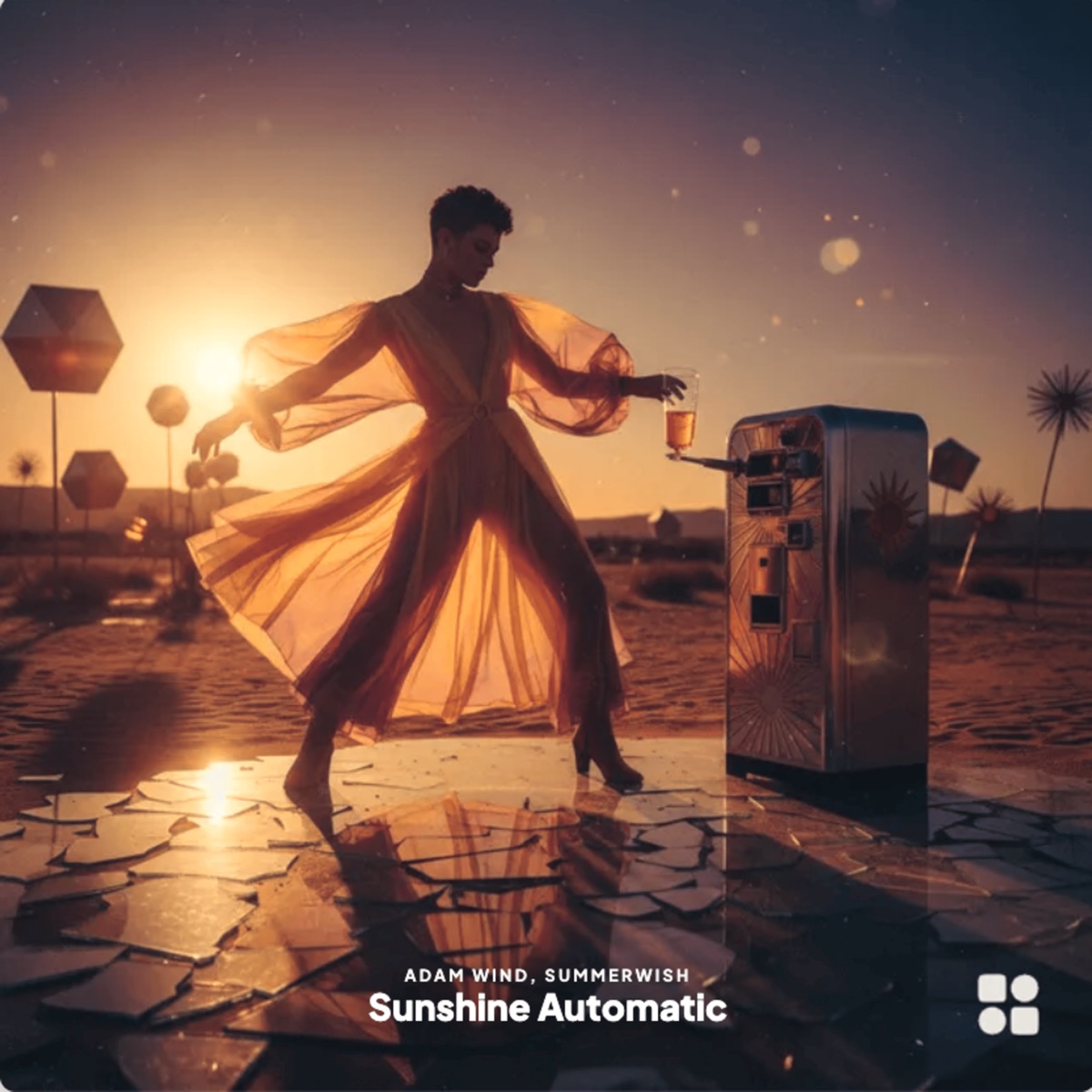 Sunshine Automatic - Single by Adam Wind & SummerWish album cover