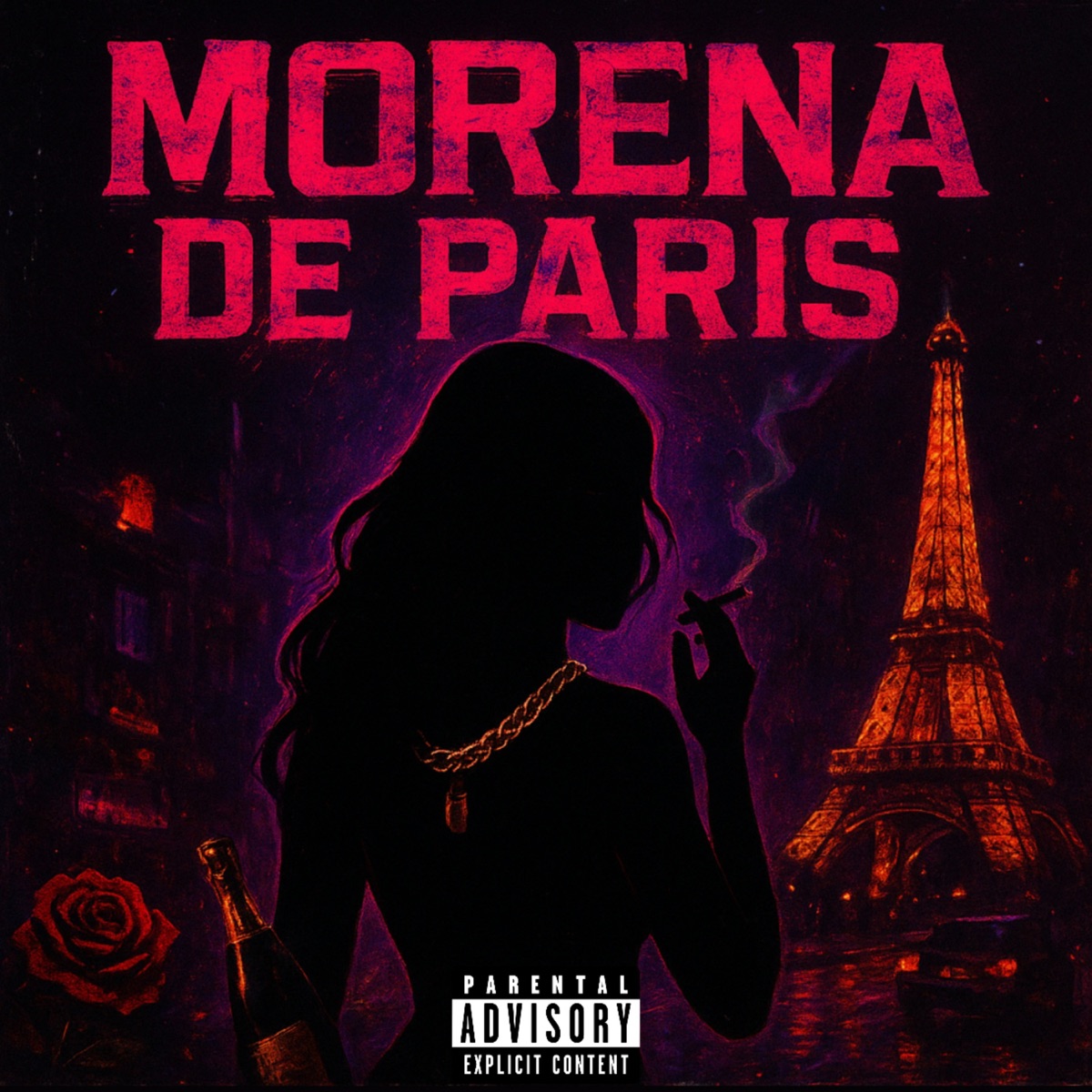 Morena de Paris - Single by Biludeliz album cover