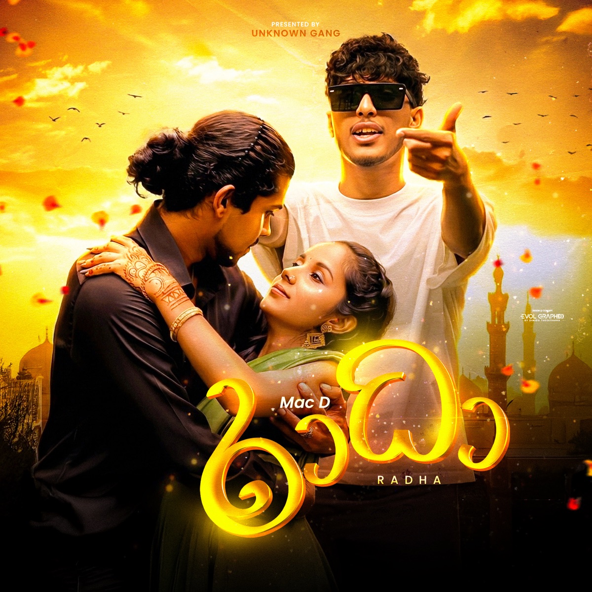 RADHA - Single by Mac D album cover