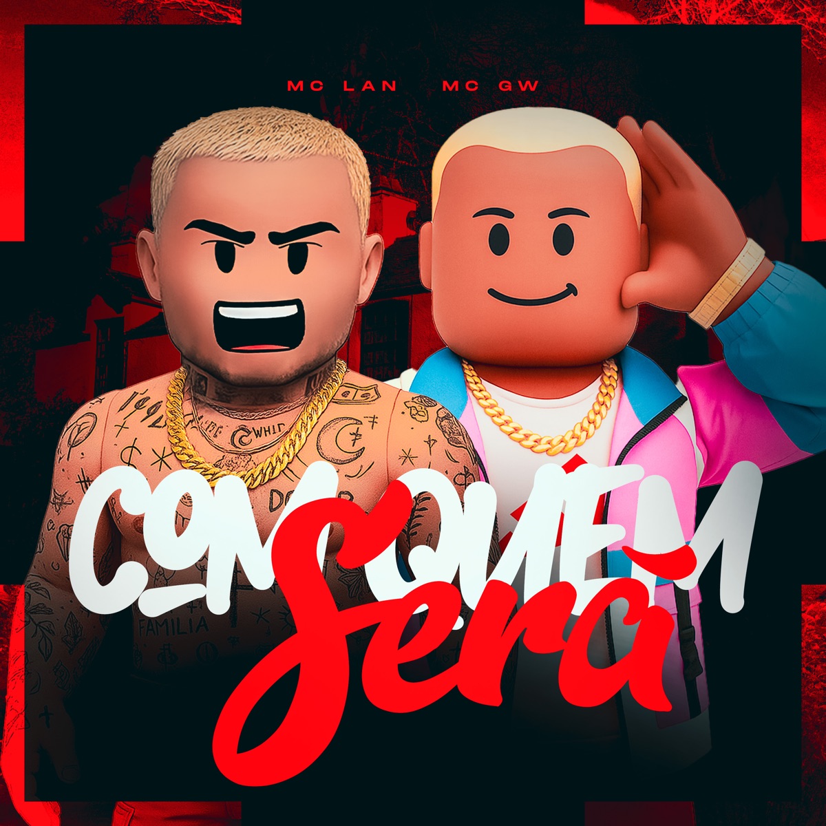 Com Quem Será (feat. Mc Gw & MC Lan) - Single by DJ Kaio Mix & Duace album cover