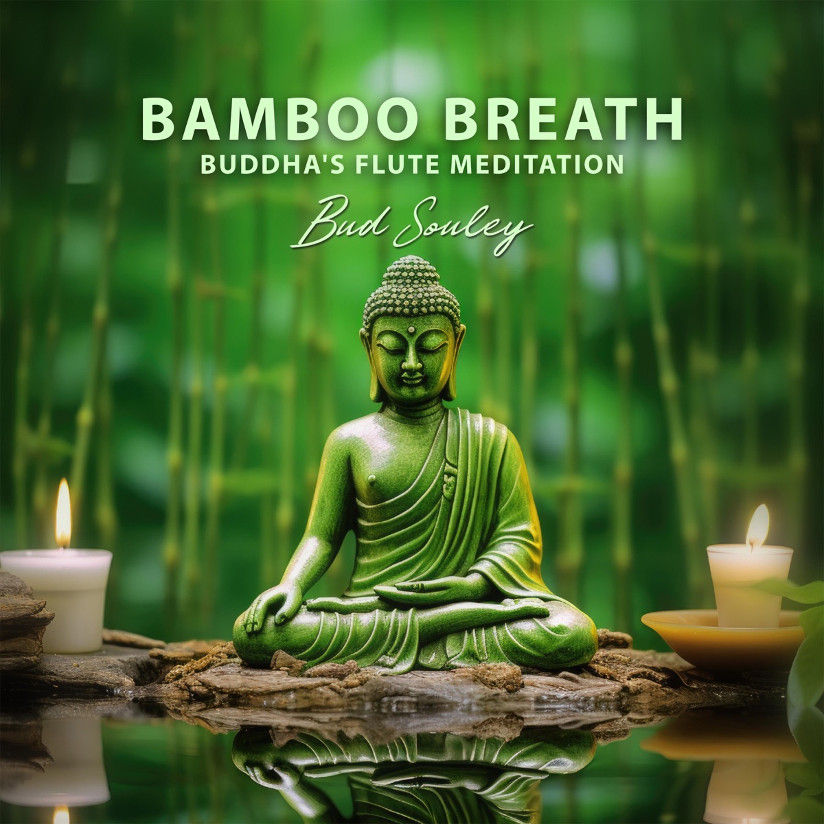 Bamboo Breath: Buddha's Flute Healing Mind Music for Meditation and Zen by Bud Souley & Asian Flute Music Oasis album cover