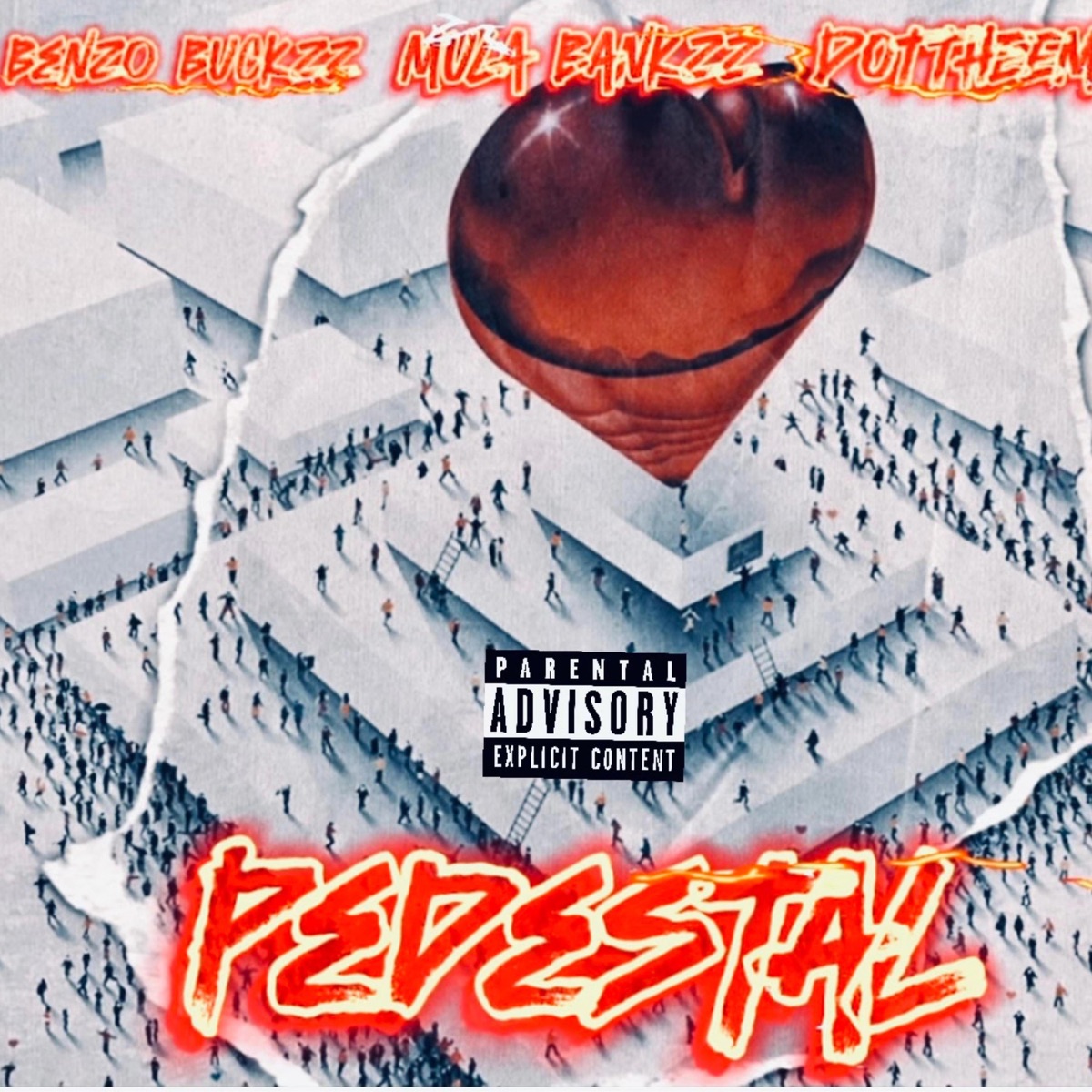 Pedestal (feat. Mula Bankzz & DottHeem) - Single by Benzo Buckzz album cover