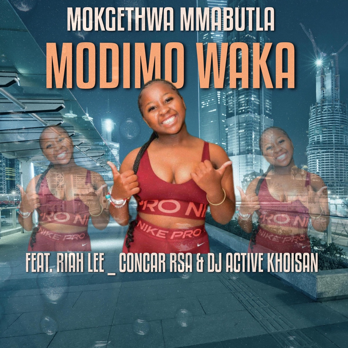 Modimo Waka (feat. Riah Lee, Concar RSA & Dj Active Khoisan) - Single by Mokgethwa Mmabutla album cover