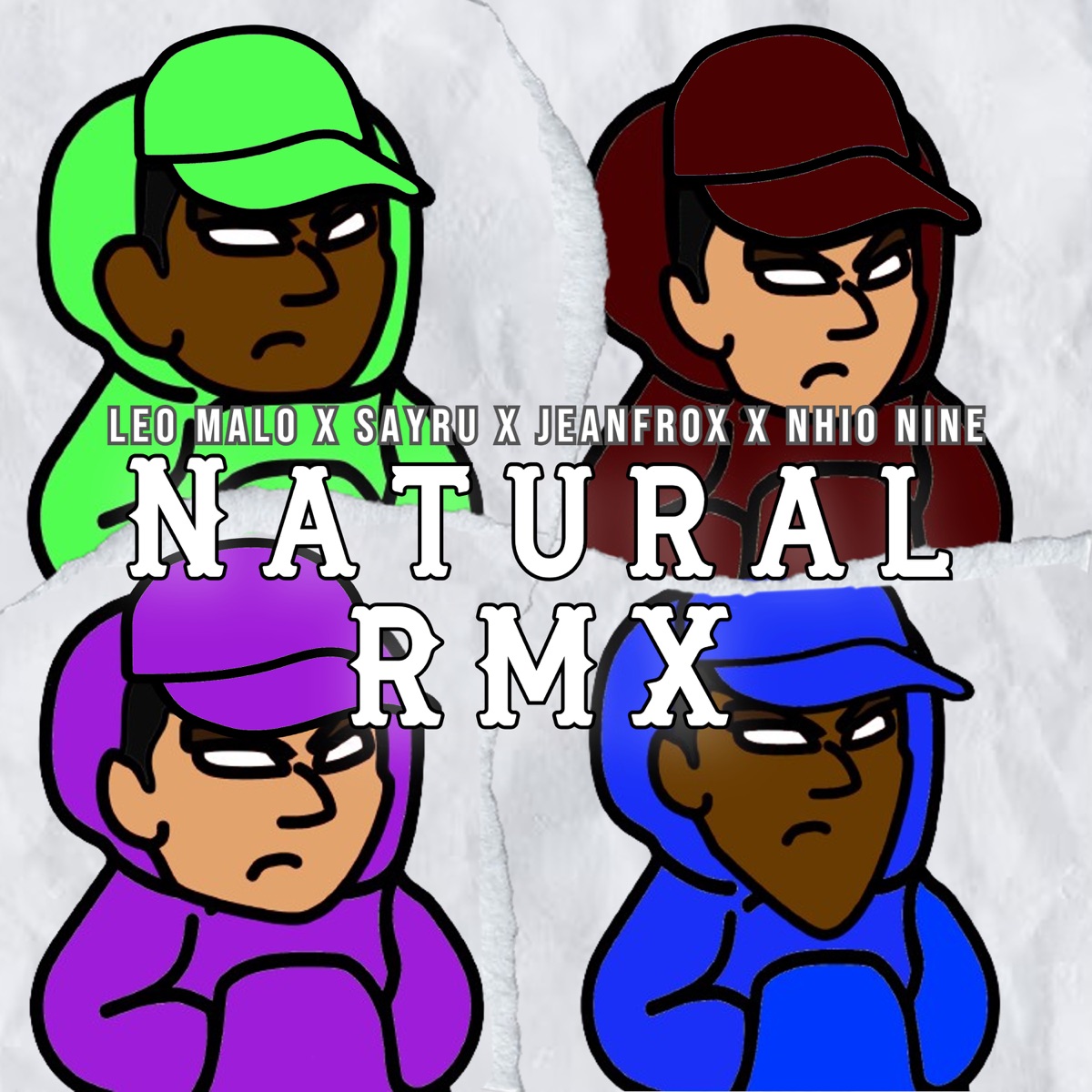 Natural (Remix) - Single by Leo Malo, Sayru, JeanFrox & NHIO Nine album cover