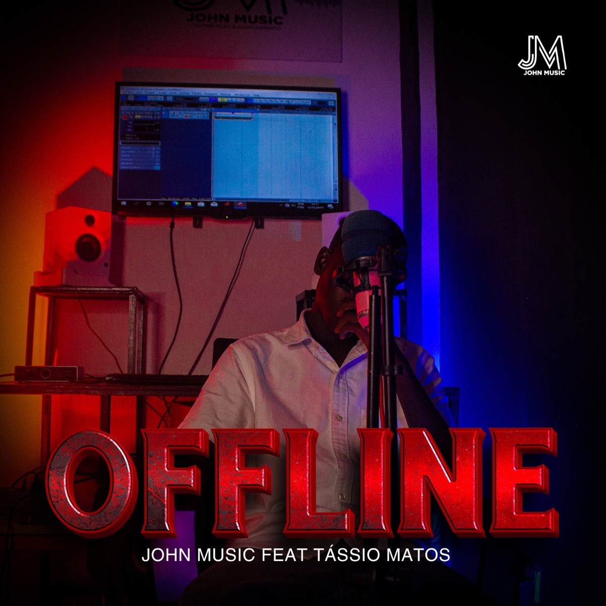 OFFLINE (feat. Tassio Matos) - Single by John Music album cover