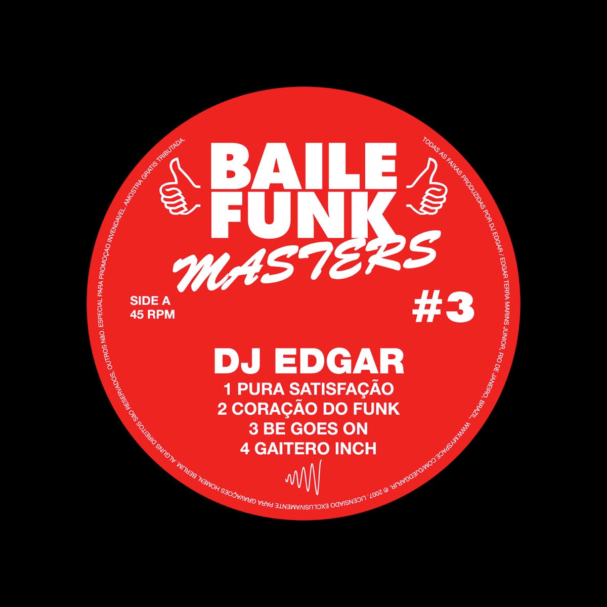 Baile Funk Masters #3 - EP by DJ Edgar album cover
