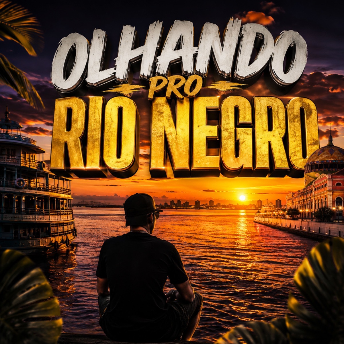 Olhando pro Rio Negro - Single by Corvina Dj, Dj Diogo Calderaro & DJ JHON VEGAS album cover
