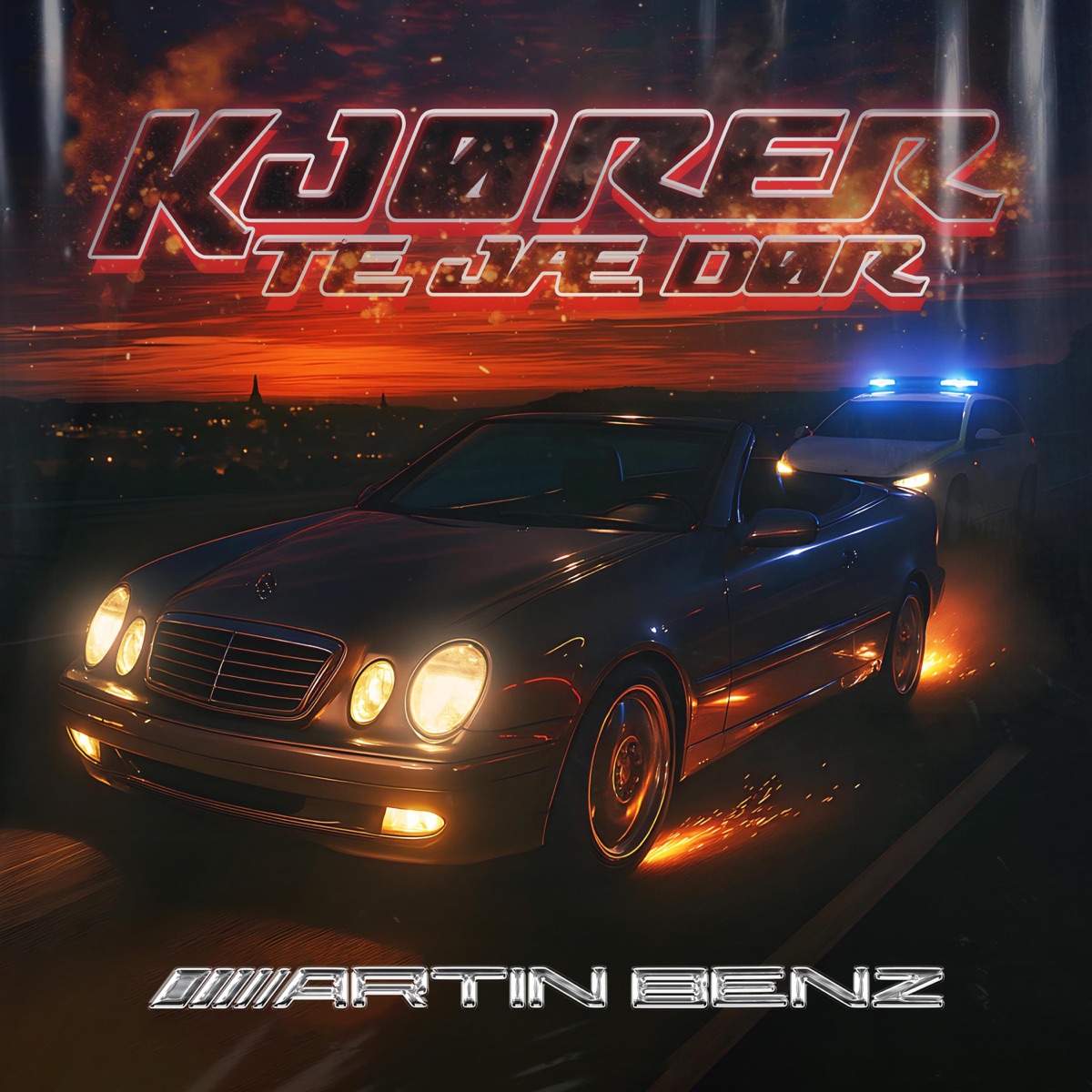 Kjører te jæ dør by Martin Benz album cover