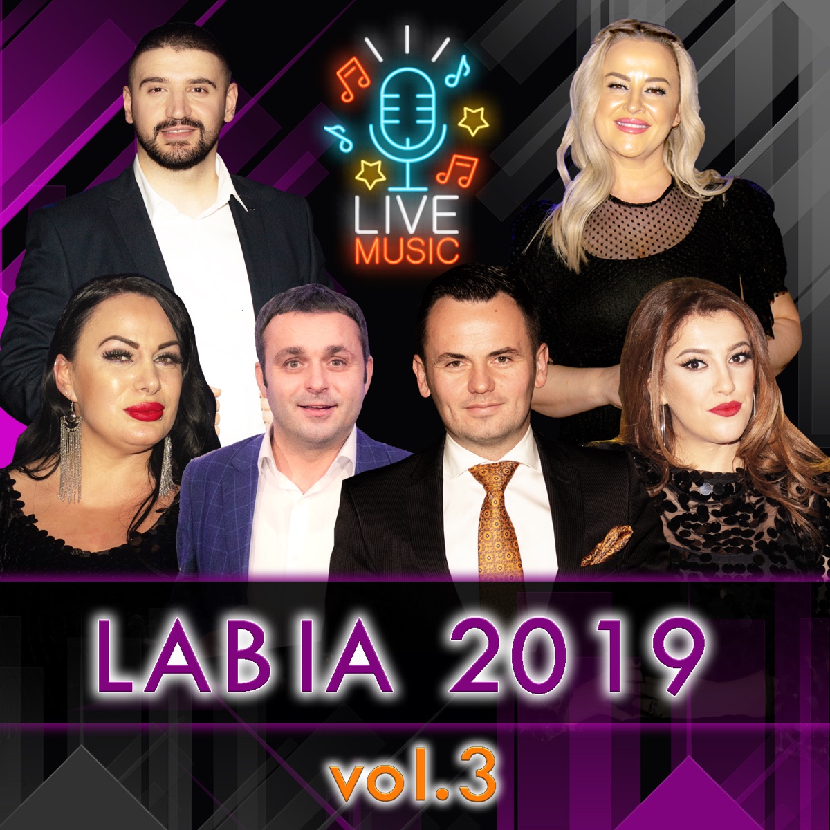 Labia 2019 Live (Vol..3) by Taulant Bajraliu, Eli Malaj, Rina Ramadani & Dritero Shaqiri album cover