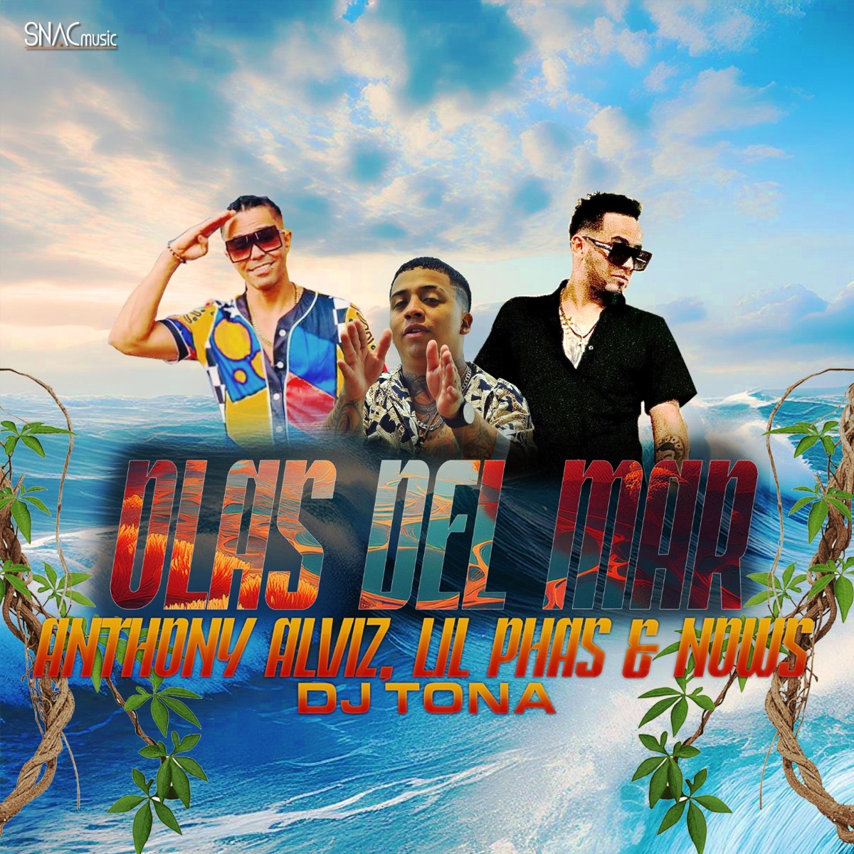 OLAS DEL MAR - Single by DJ TONA, Nows, Lil Phas & Anthony Alviz album cover