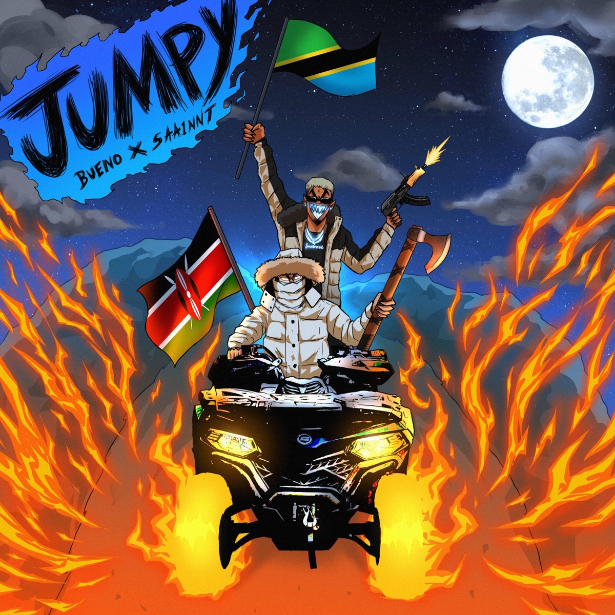 JUMPY (feat. Saa1nnt) - Single by Bueno album cover