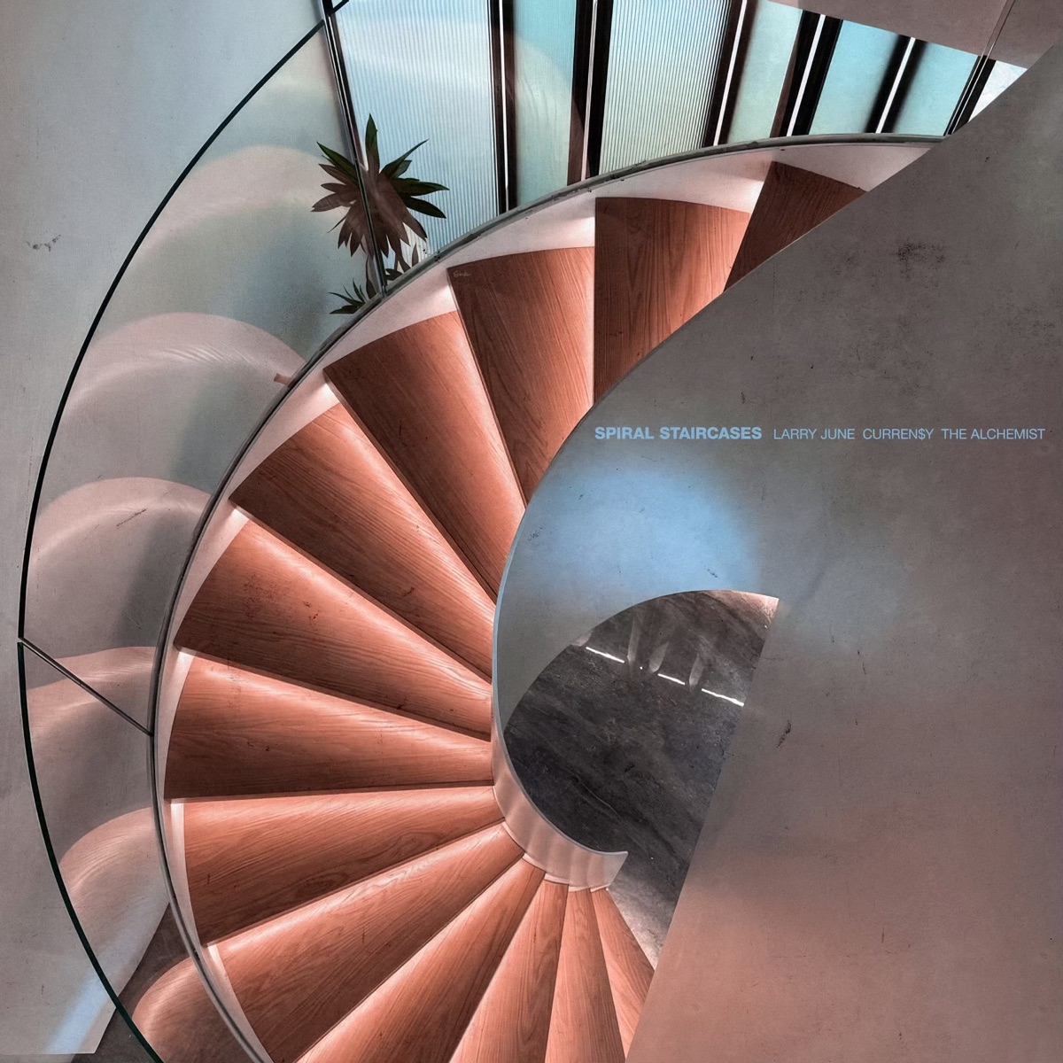 Spiral Staircases by Larry June, Curren$y & The Alchemist album cover
