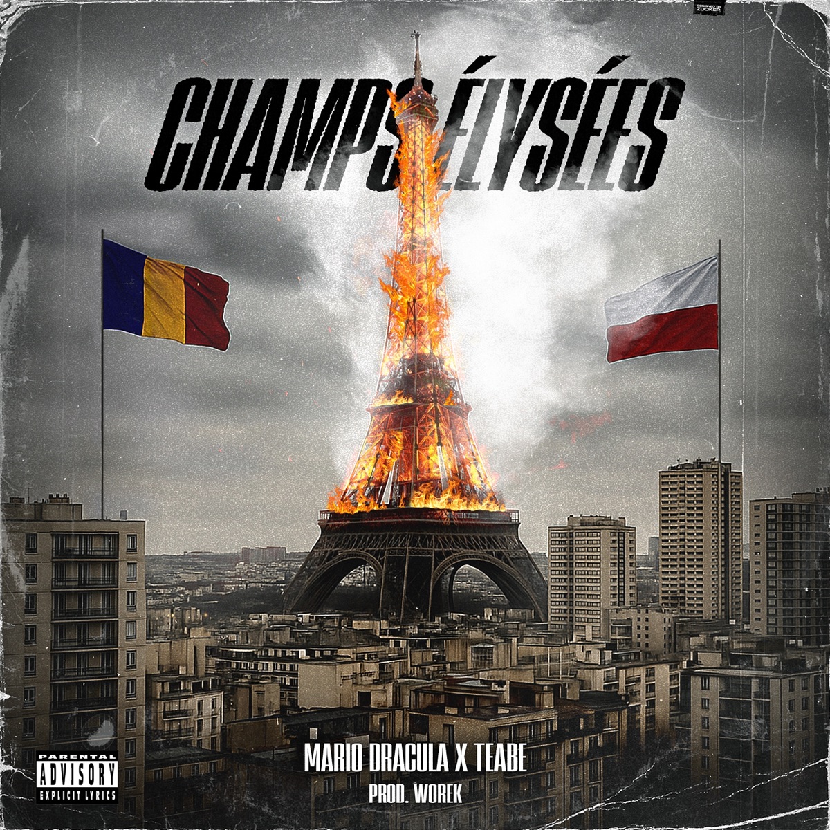 CHAMPSÉLYSÉES - Single by Mario Dracula, Teabe & Worek album cover
